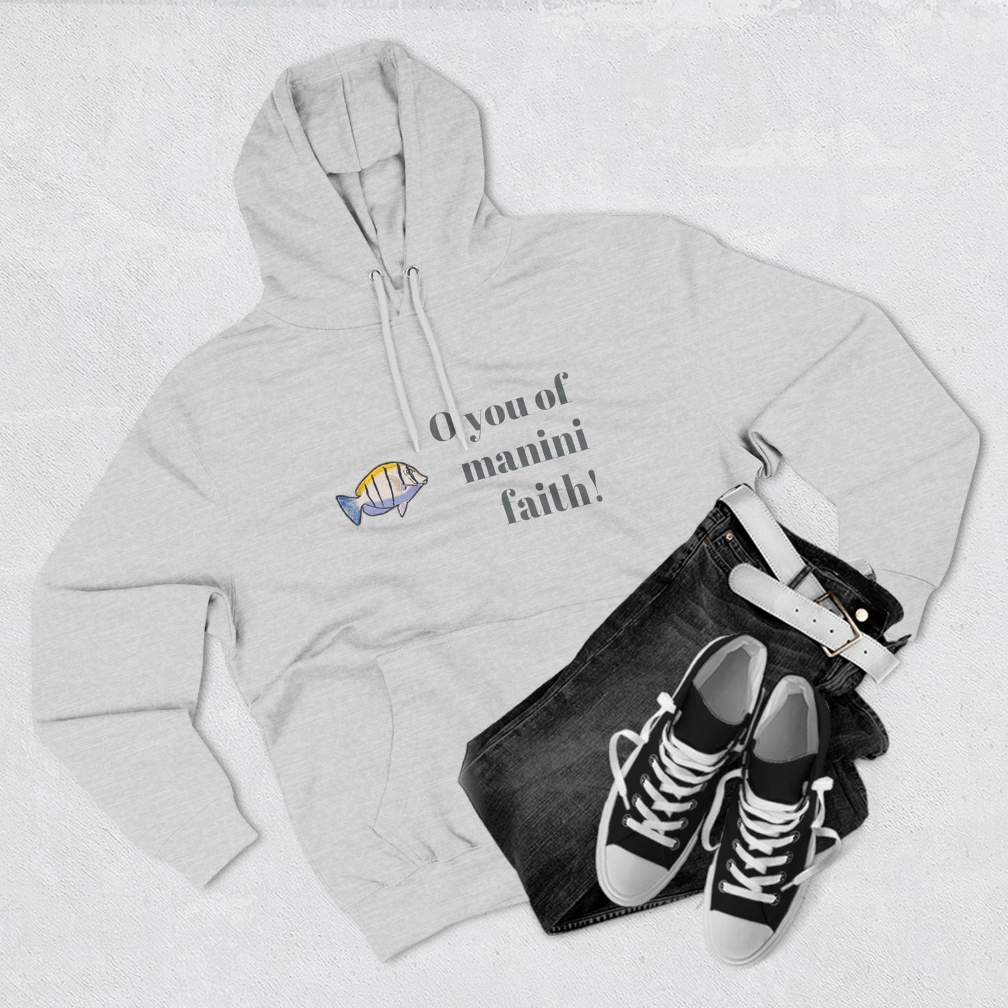 O You of Manini Faith Adjective Apparel Hoodie