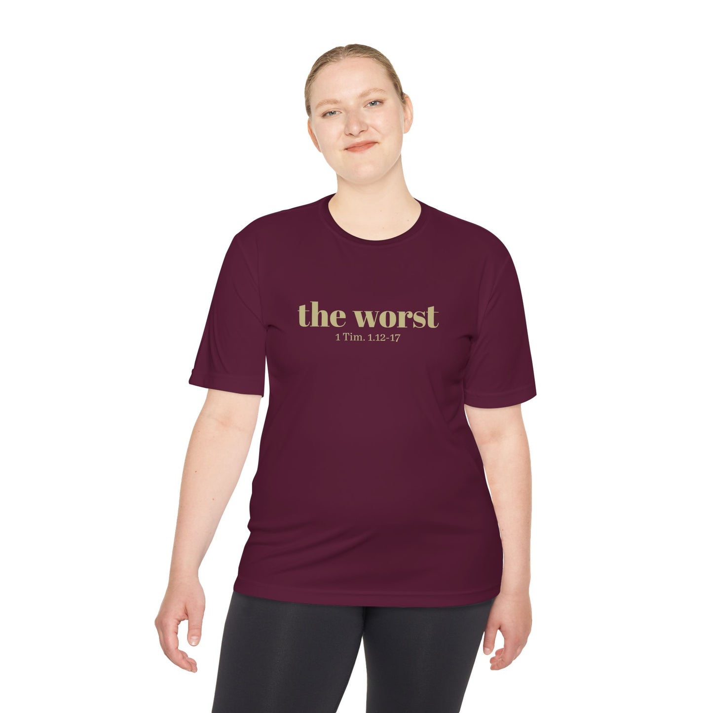 The Worst Performance Tee, Moisture Wicking Shirt, Unisex Activewear, Workout Lovers Gift, Exercising Gym Graphic Tee - Unisex Tee, Moisture