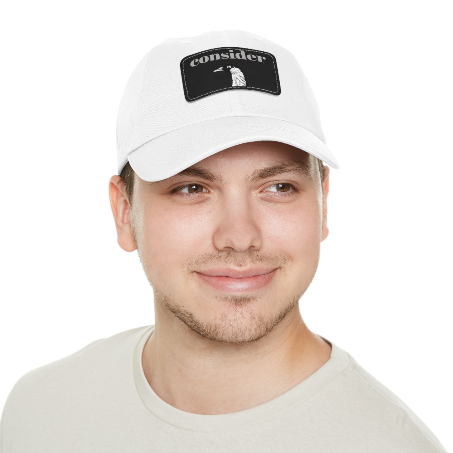 Consider the Birds Dad Hat with Leather Patch - Casual Stylish Cap for Nature Lovers