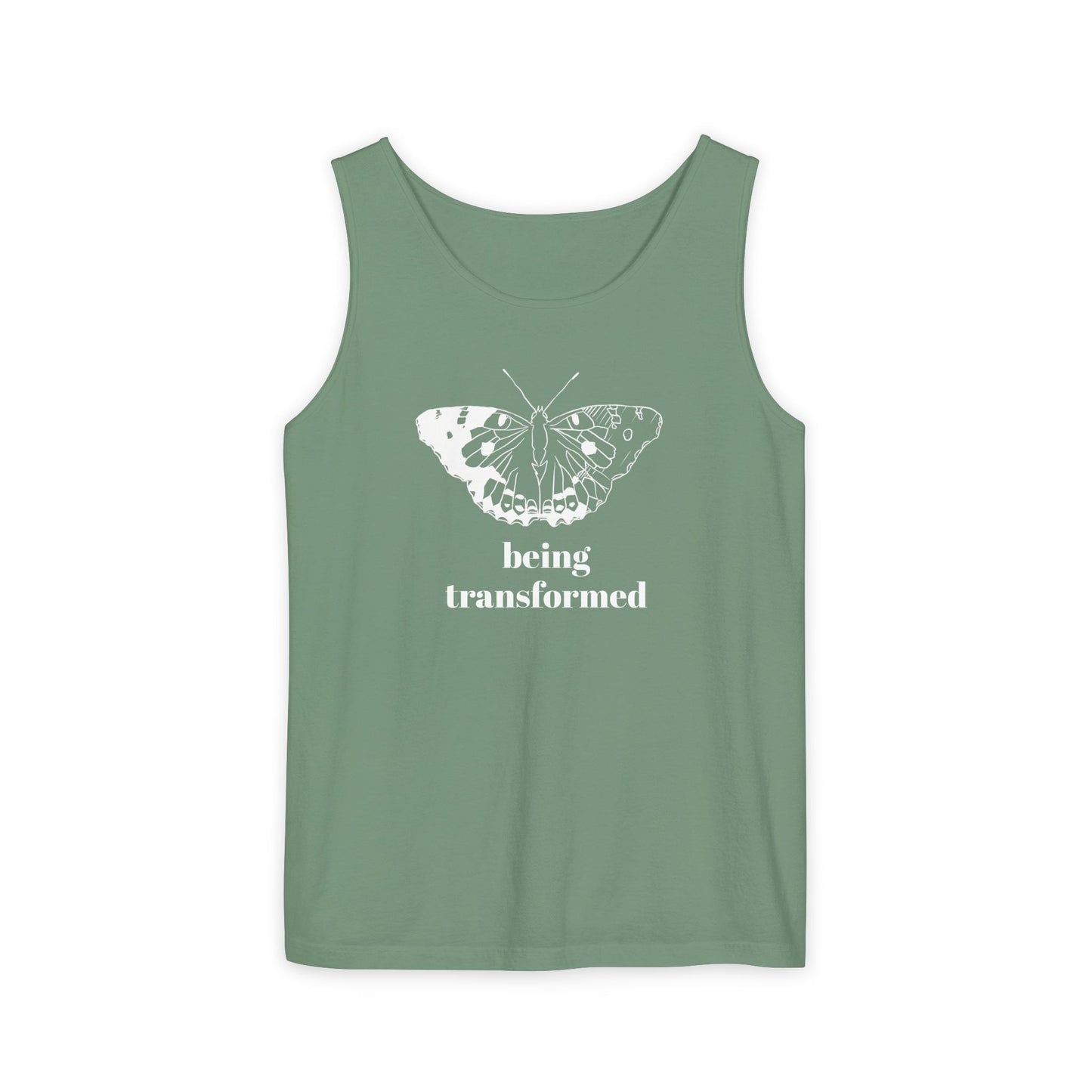 Being Transformed Butterfly Tank Top - Unisex Garment-Dyed