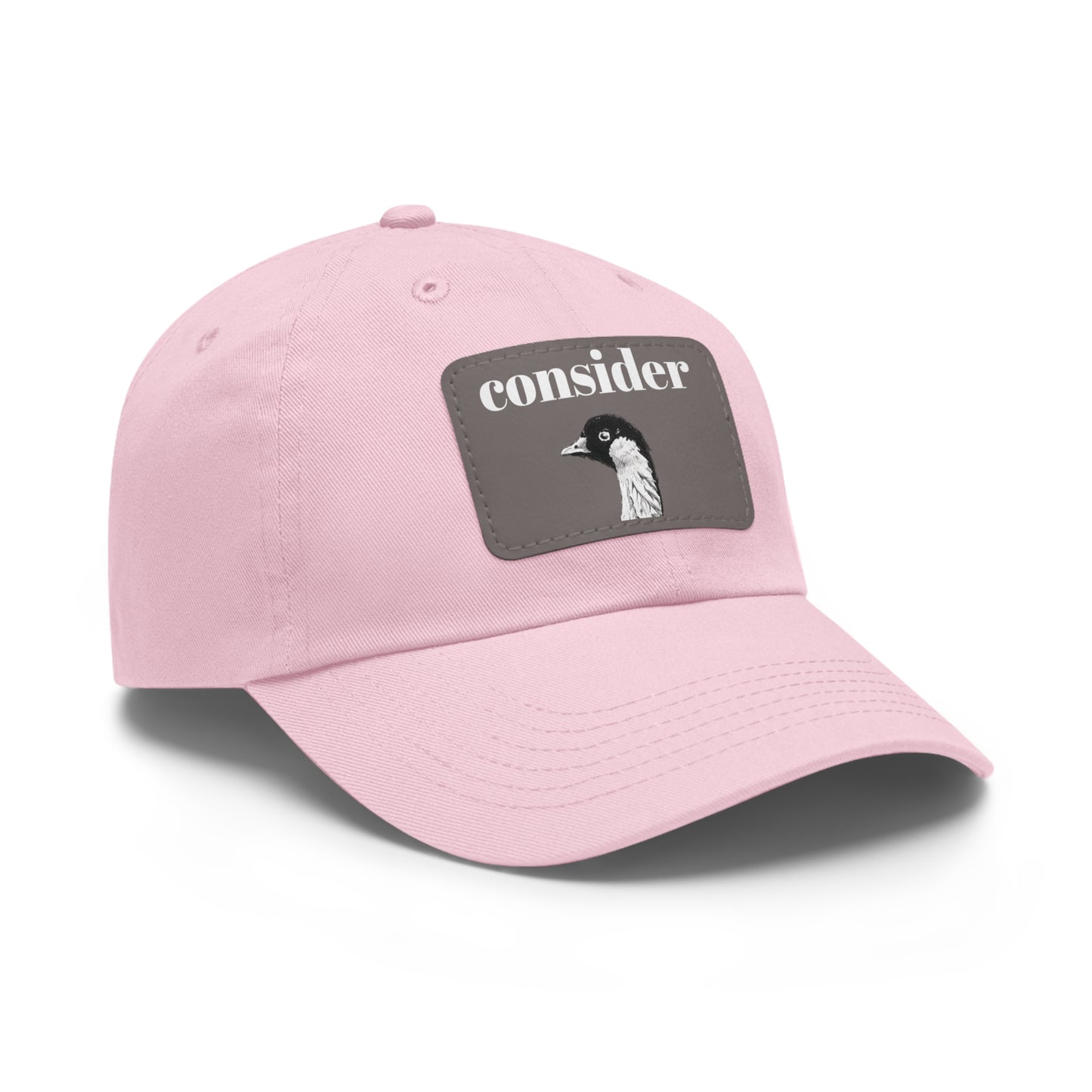 Consider the Birds Dad Hat with Leather Patch - Casual Stylish Cap for Nature Lovers
