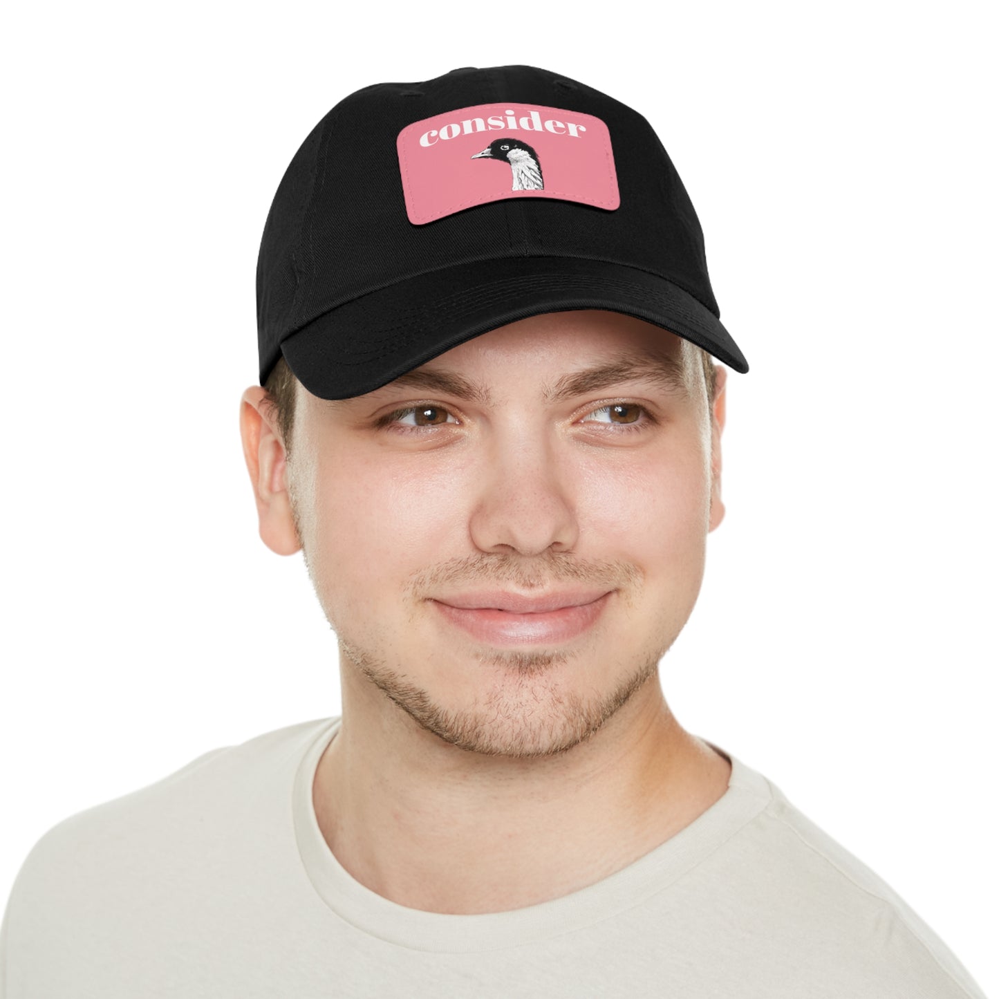 Consider the Birds Dad Hat with Leather Patch - Casual Stylish Cap for Nature Lovers