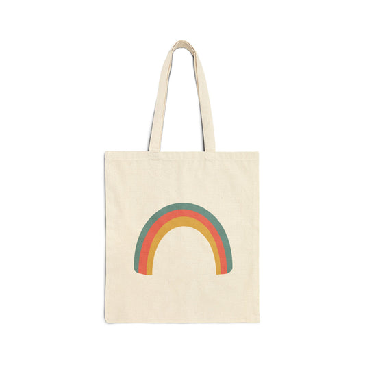 Colorful Rainbow Jesus Kids Tote Bag, Inspirational Tote, Eco-Friendly Shopping Bag, Reusable Gift Bag, Kids Church Tote