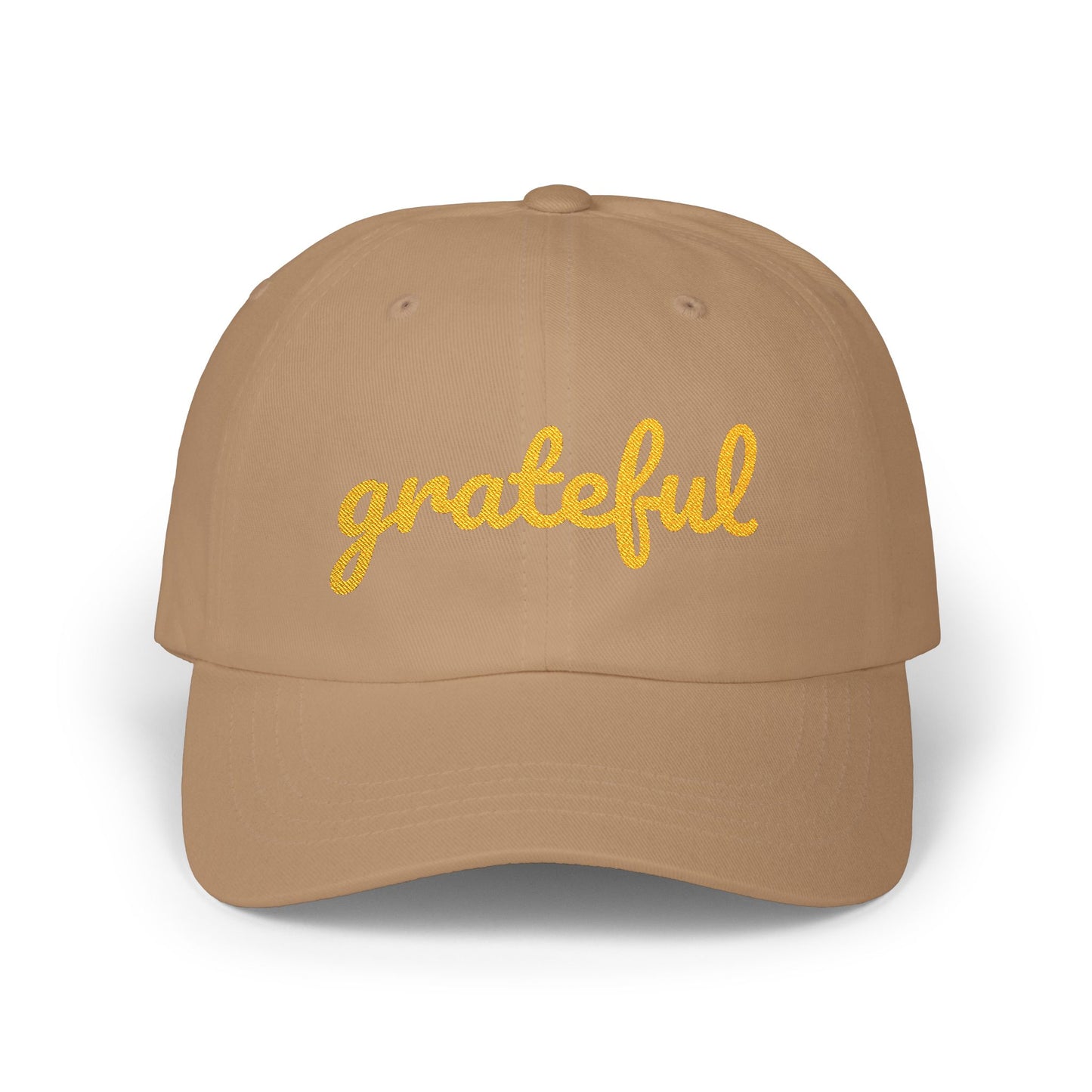 Grateful Classic Cap, Casual Hat, Unisex Gift, Relaxed Fit Summer Cap, Everyday Wear