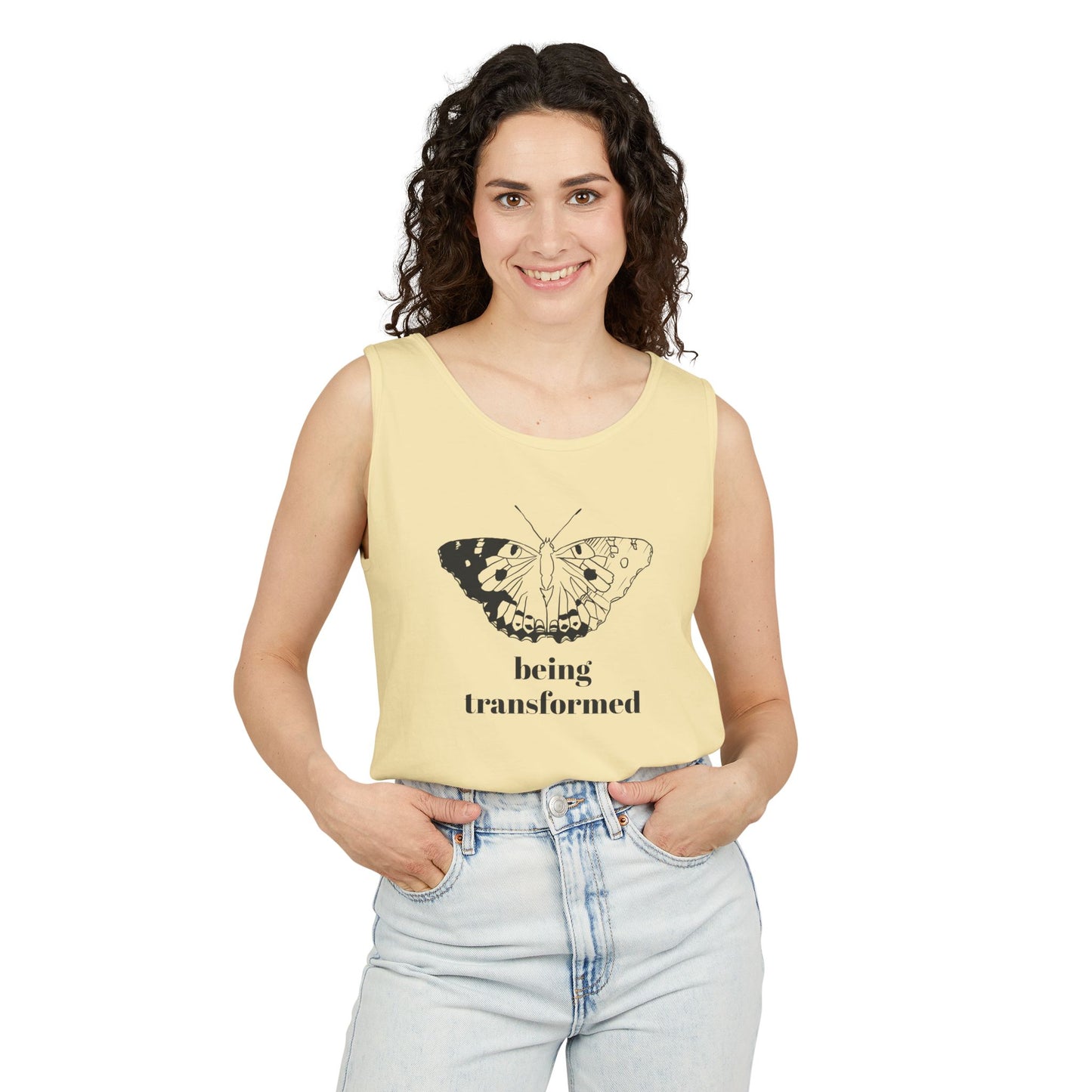 Being Transformed Butterfly Tank Top - Unisex Garment-Dyed