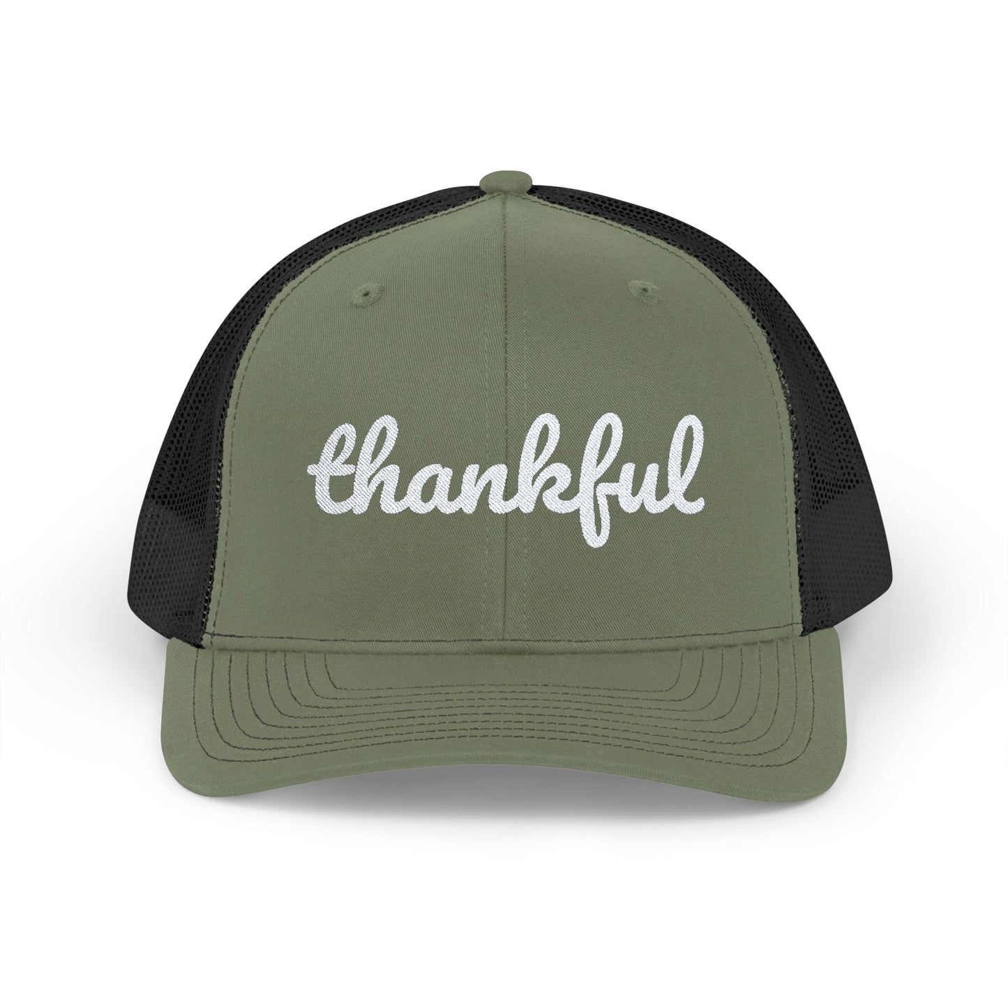 Thankful Snapback Trucker Cap for Gratitude Lovers, Adjustable Cap, Gifts for Him/Her, Farmhouse Decor, Thanksgiving Gift