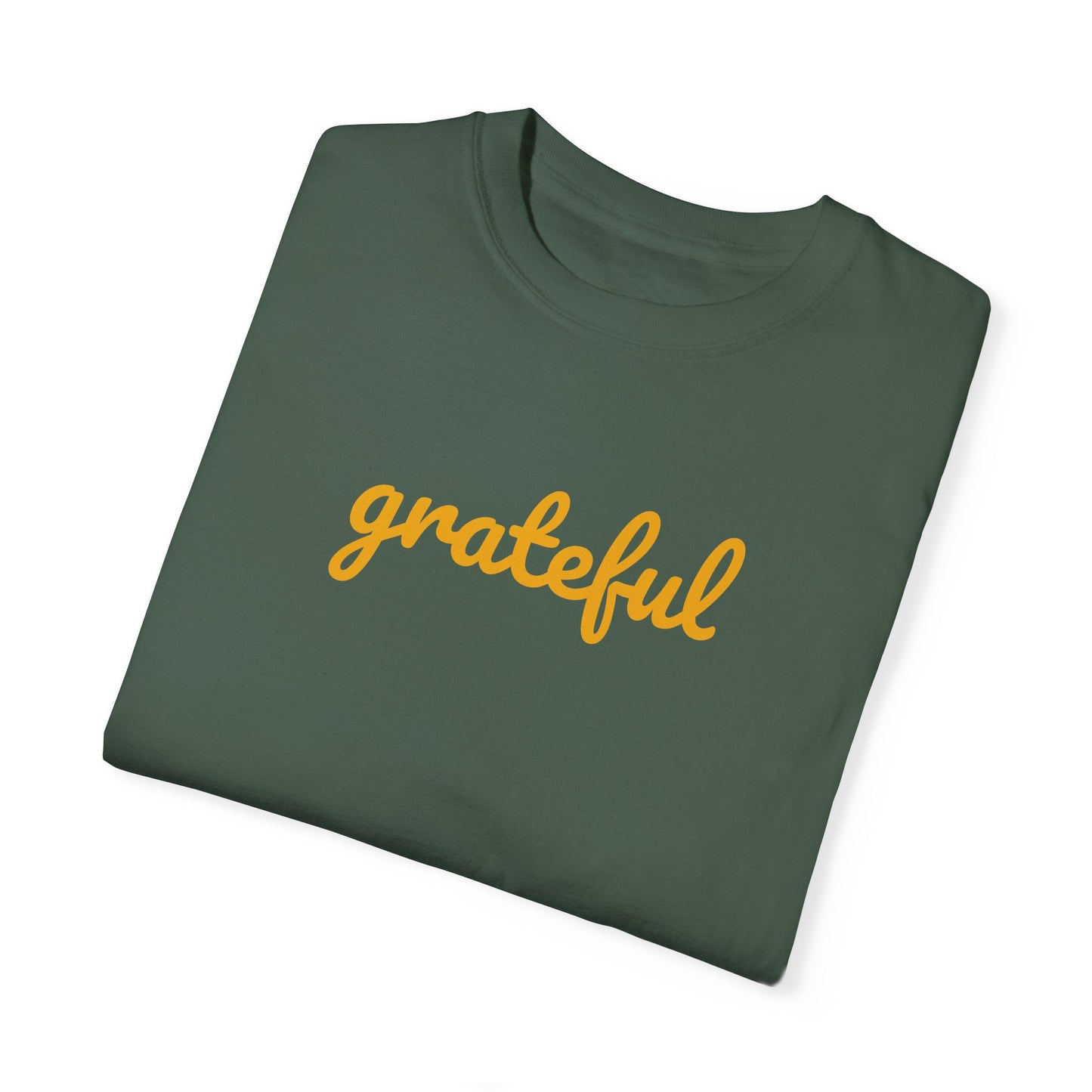 Grateful Comfort Colors 1717 Unisex T-shirt, Christian Bible Verse Tee, Inspirational Graphic Shirt, Religious Gift, Comfort