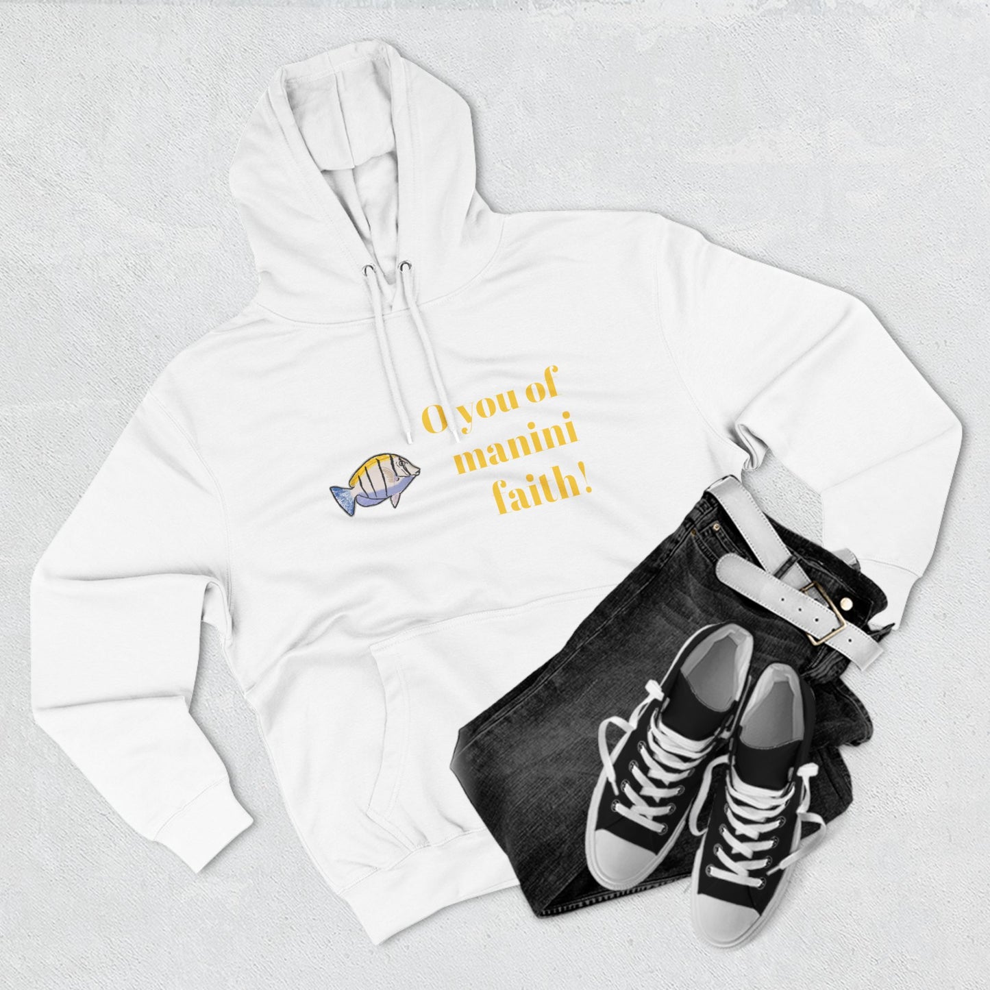 O You of Manini Faith Adjective Apparel Hoodie