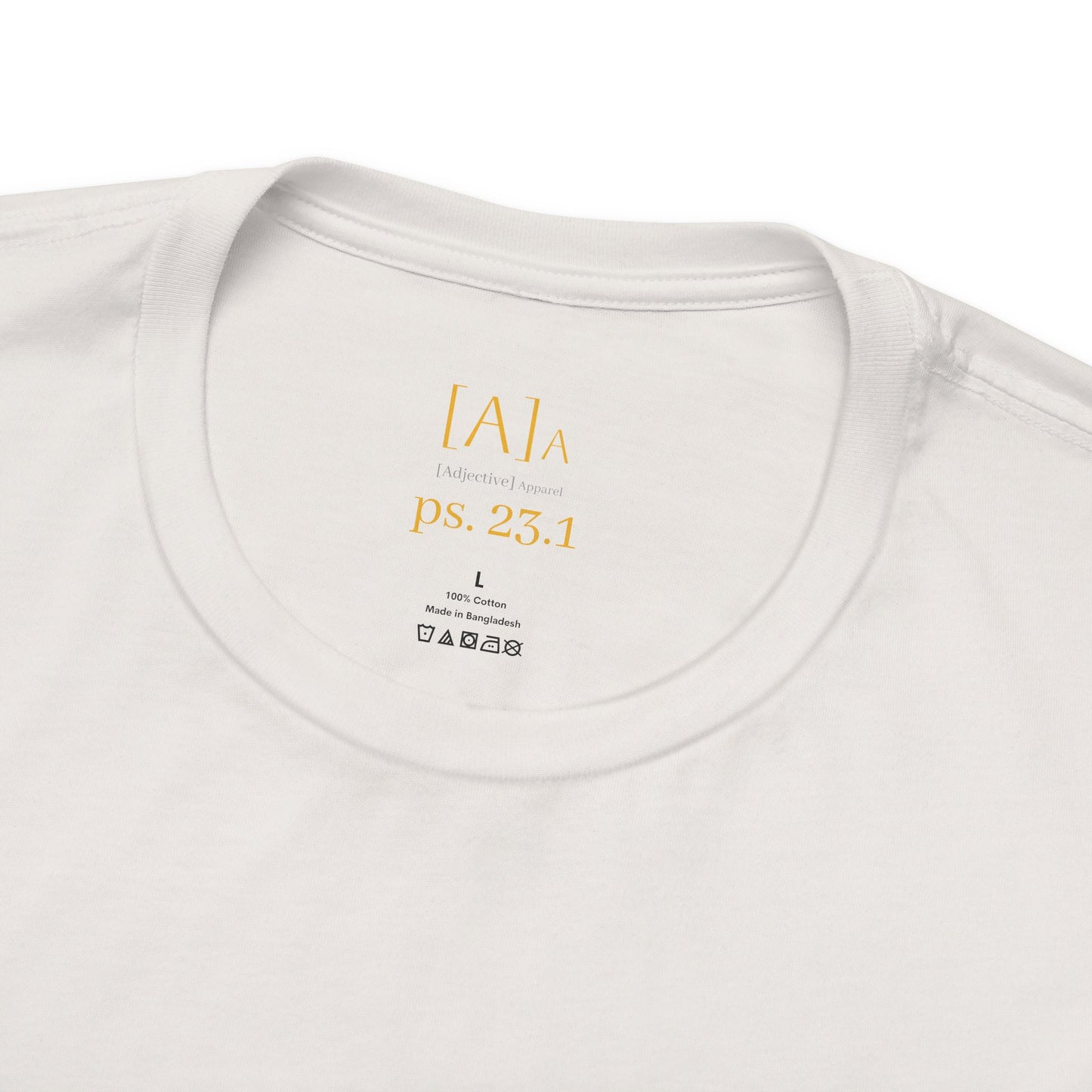 Minimalist Inspirational Tee - I Shall Not Want, I Have Everything I Need, Psalm 23:1 Motivational Shirt, Self-Love Gift, Everyday Style