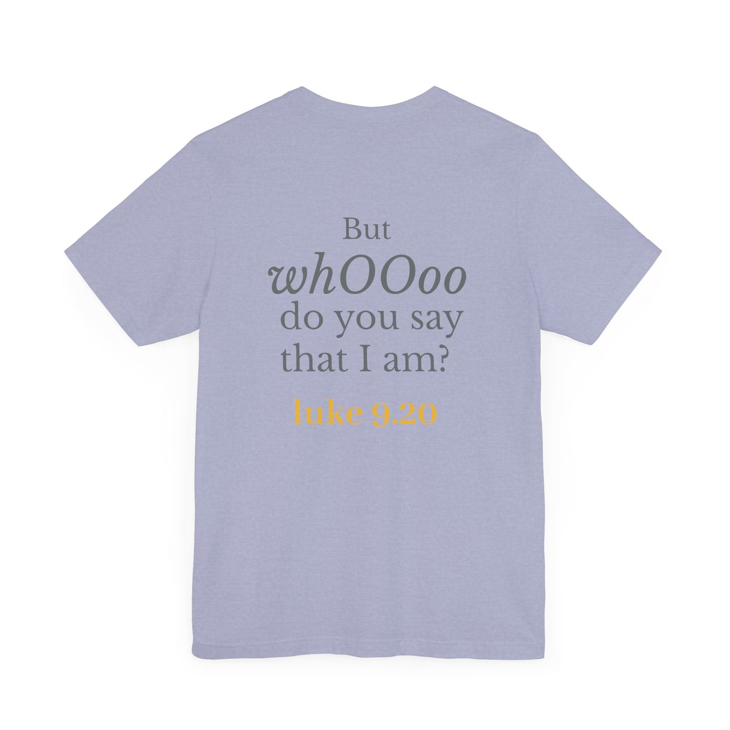 WhOOoo Do You Say That I Am - Owl T-shirt, Hawaiian Barn Owl Bird, Christian Faith Gift, Vintage Style Top, Religious Graphic Apparel