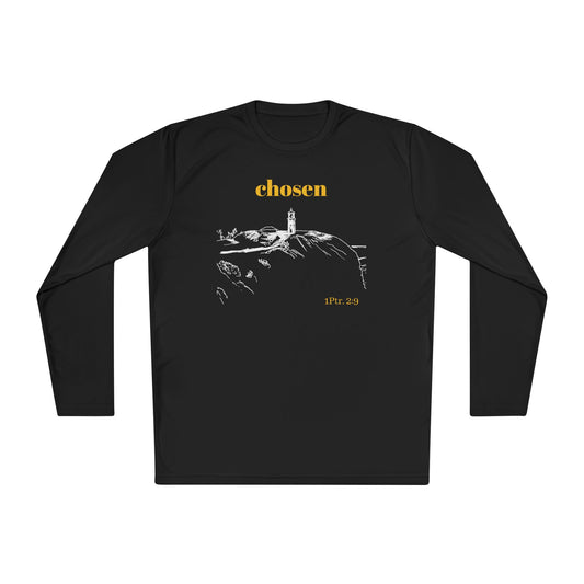Chosen Lighthouse Longsleeve, Christian Shirt, Light of Faith Unisex Tee, 1 Peter 2:9 Verse Shirt, Comfort Layering Top, Religious Tee