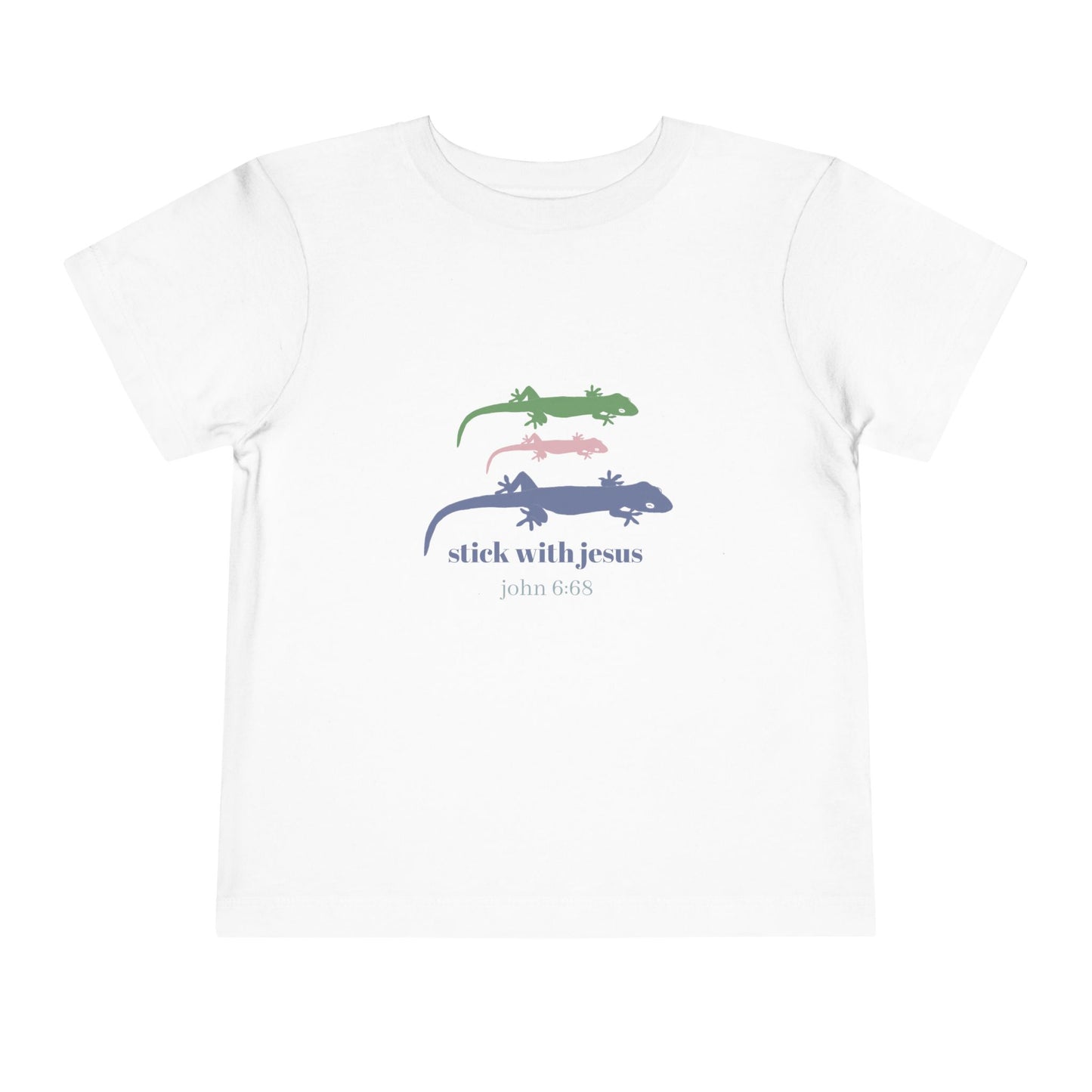 Toddler Gecko T-shirt Stick With Jesus