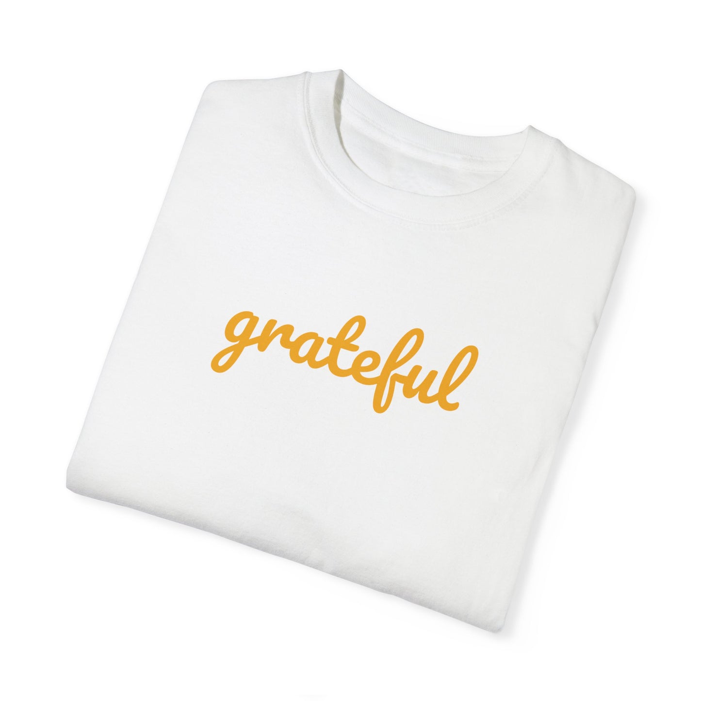 Grateful Comfort Colors 1717 Unisex T-shirt, Christian Bible Verse Tee, Inspirational Graphic Shirt, Religious Gift, Comfort