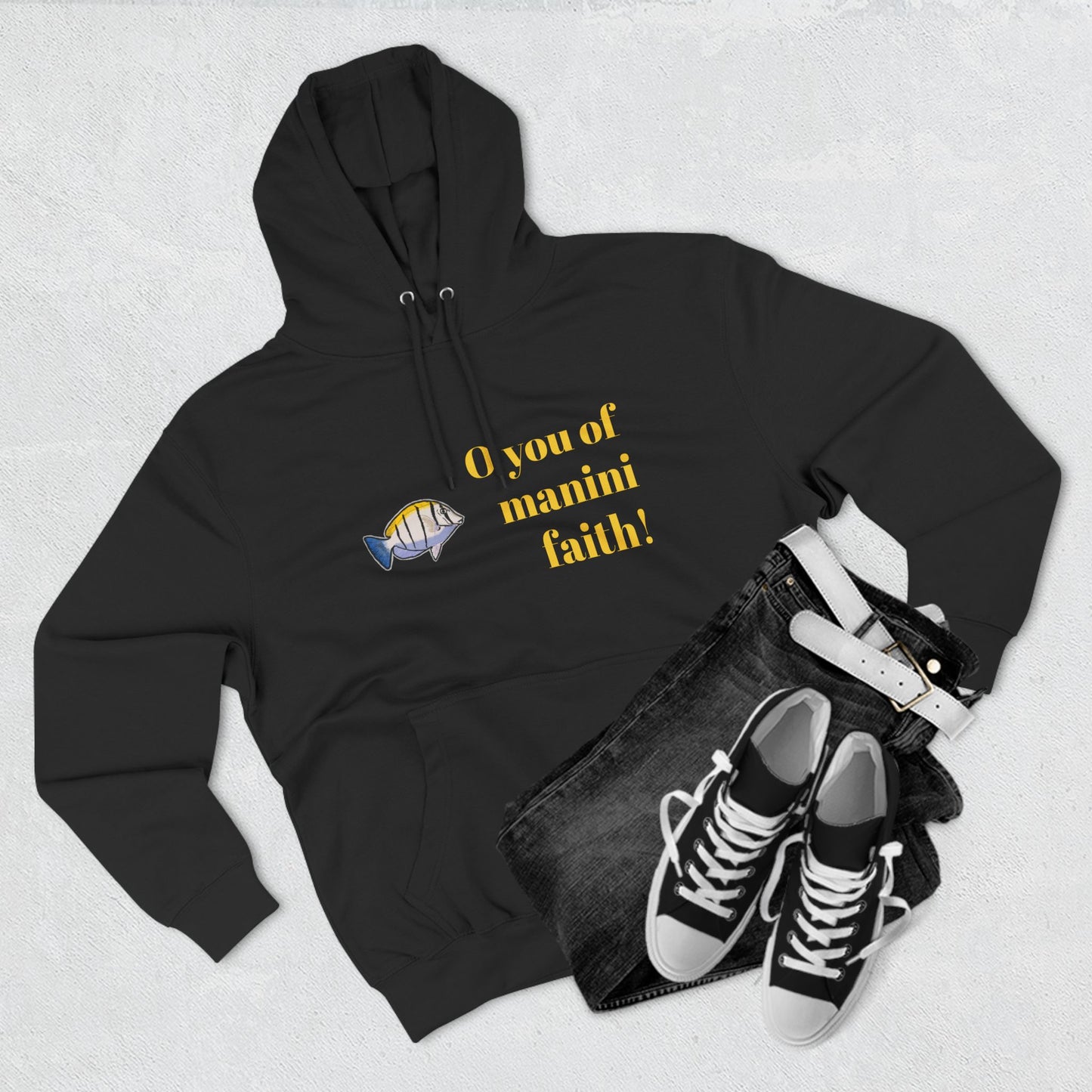 O You of Manini Faith Adjective Apparel Hoodie