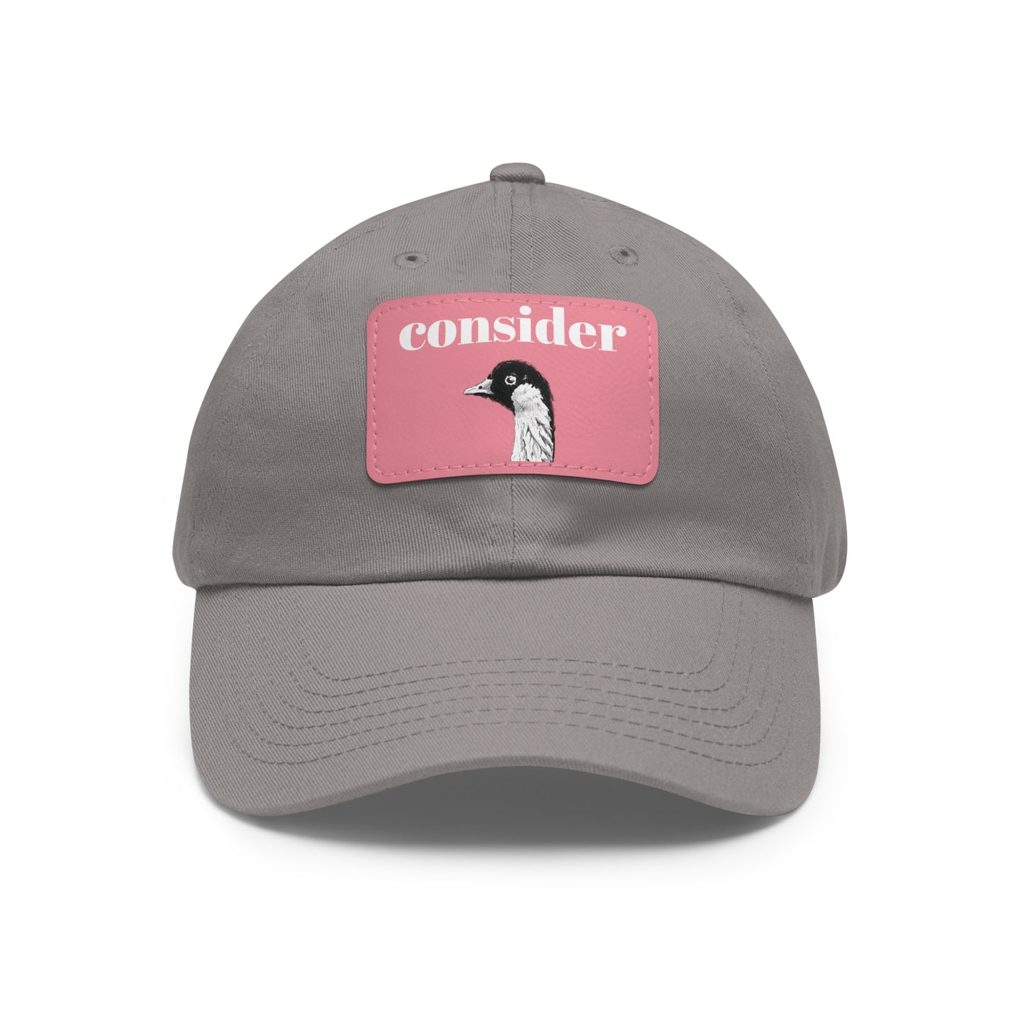 Consider the Birds Dad Hat with Leather Patch - Casual Stylish Cap for Nature Lovers