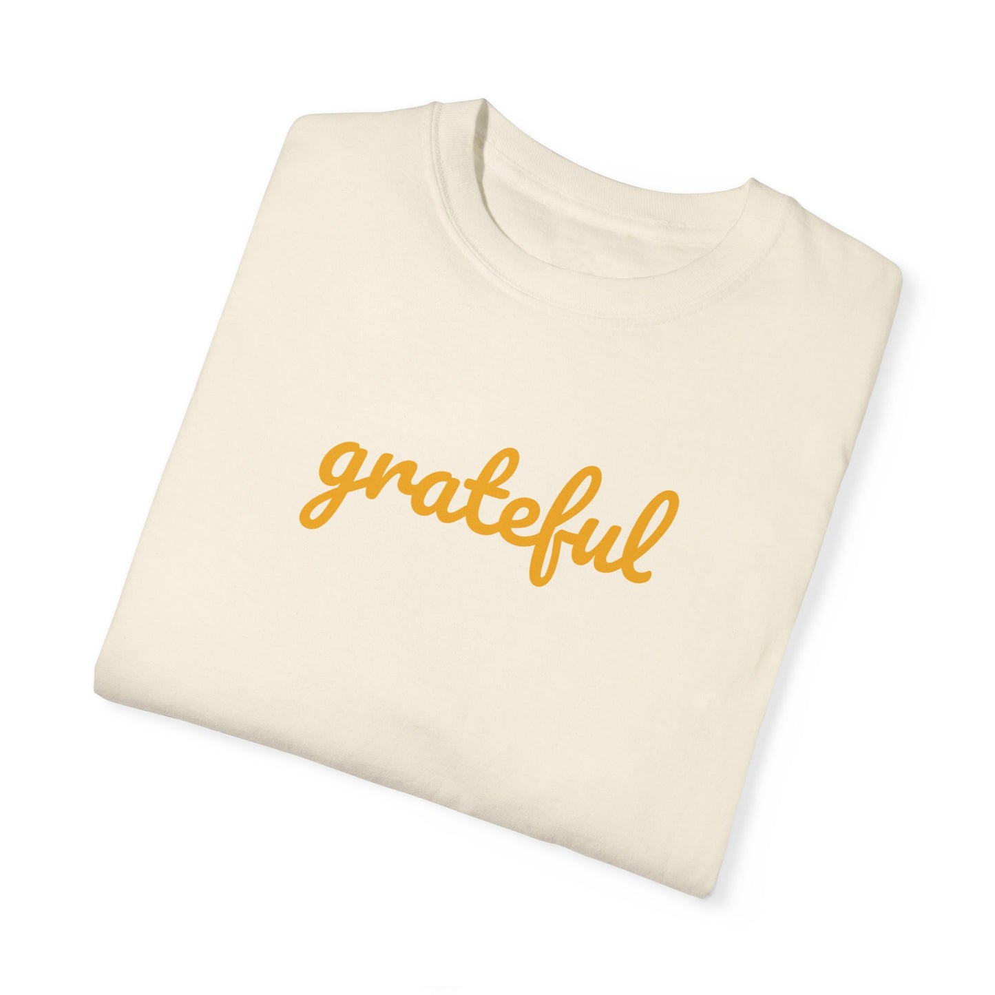 Grateful Comfort Colors 1717 Unisex T-shirt, Christian Bible Verse Tee, Inspirational Graphic Shirt, Religious Gift, Comfort