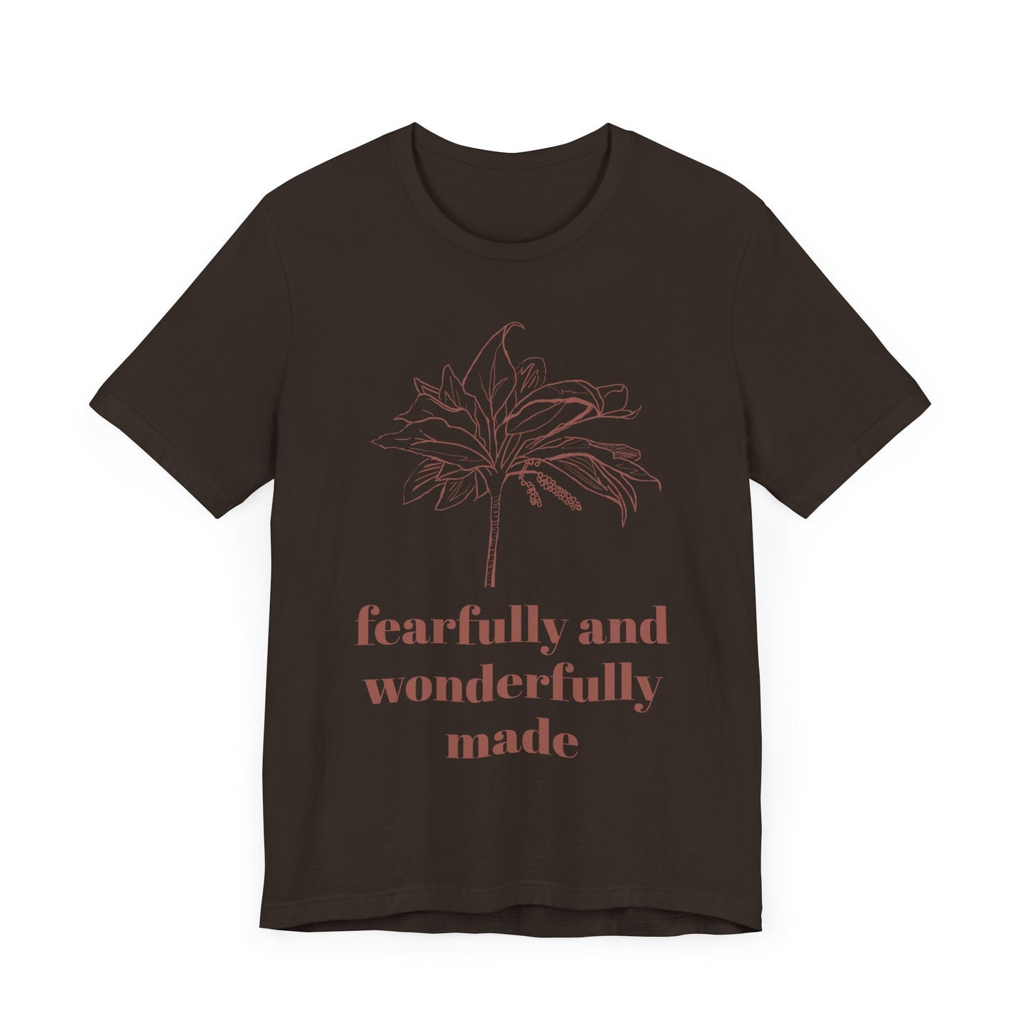 Fearfully Made Adult Tee | Wonderfully Motivational T-Shirt, Inspirational Gift, Unisex Apparel, Faith-Based Clothing, Everyday Wear