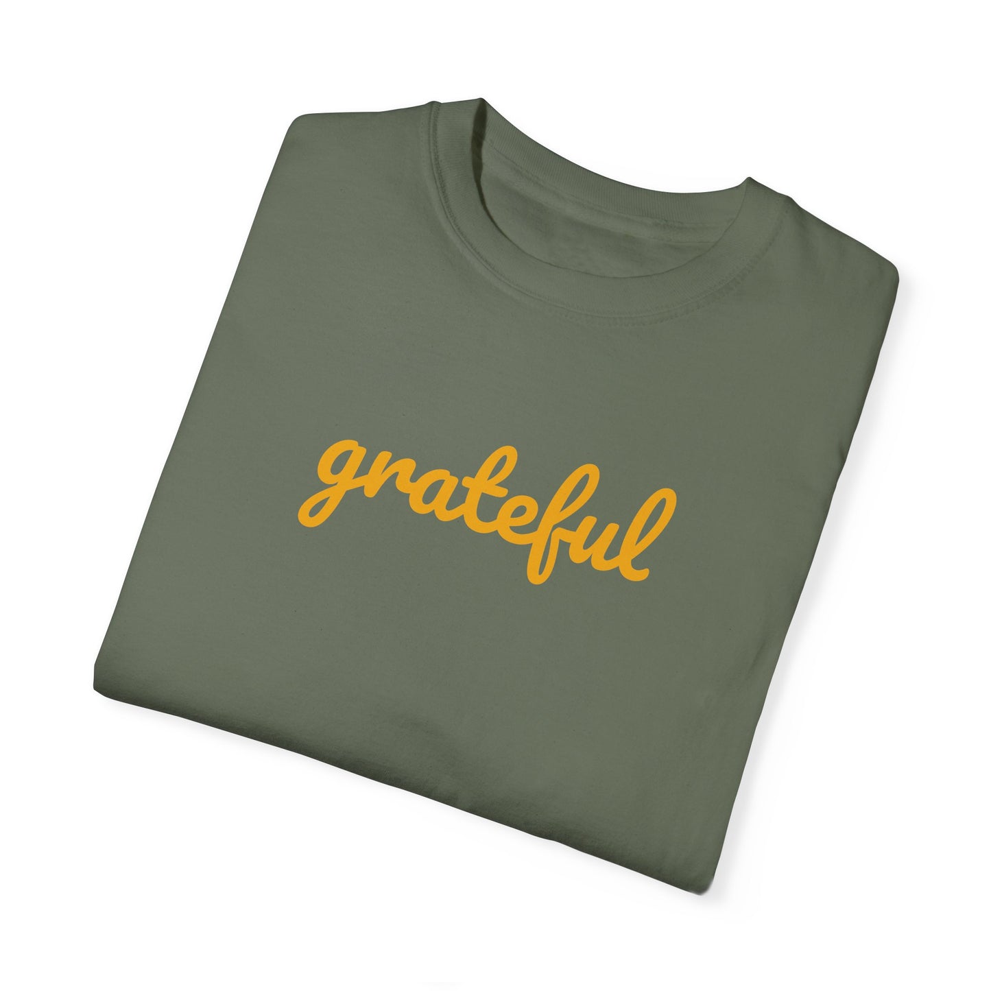 Grateful Comfort Colors 1717 Unisex T-shirt, Christian Bible Verse Tee, Inspirational Graphic Shirt, Religious Gift, Comfort