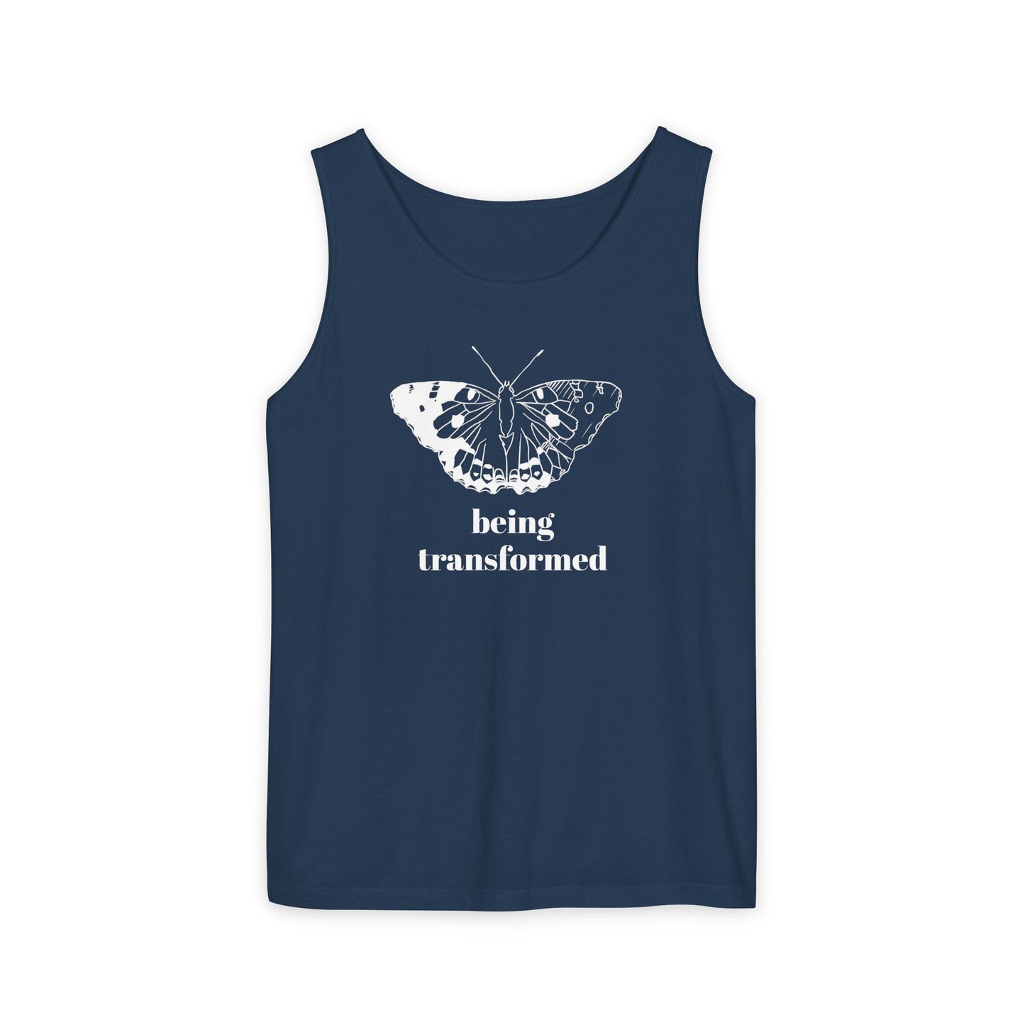 Being Transformed Butterfly Tank Top - Unisex Garment-Dyed