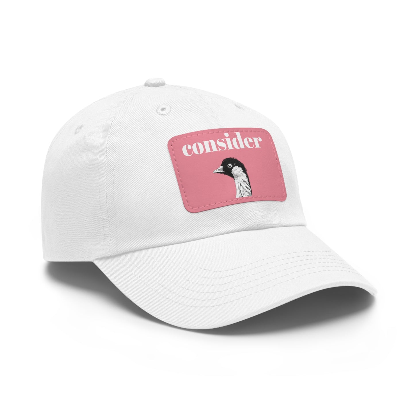 Consider the Birds Dad Hat with Leather Patch - Casual Stylish Cap for Nature Lovers