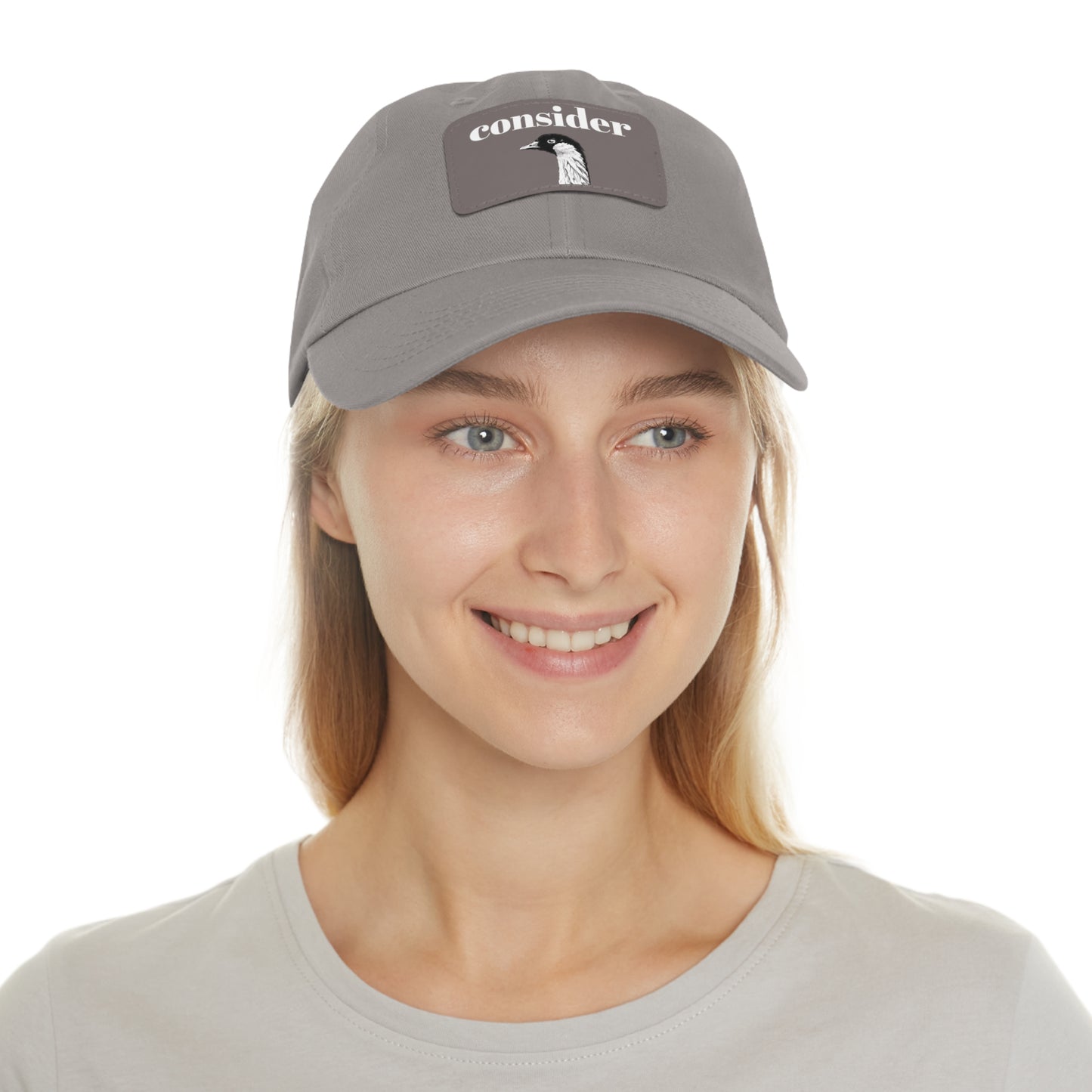 Consider the Birds Dad Hat with Leather Patch - Casual Stylish Cap for Nature Lovers