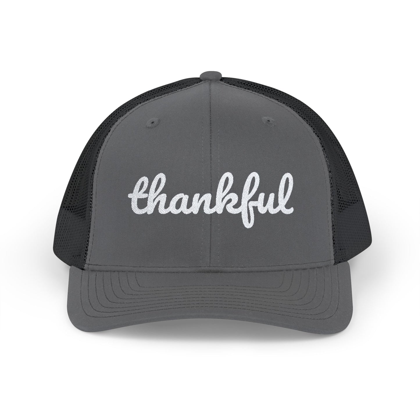 Thankful Snapback Trucker Cap for Gratitude Lovers, Adjustable Cap, Gifts for Him/Her, Farmhouse Decor, Thanksgiving Gift