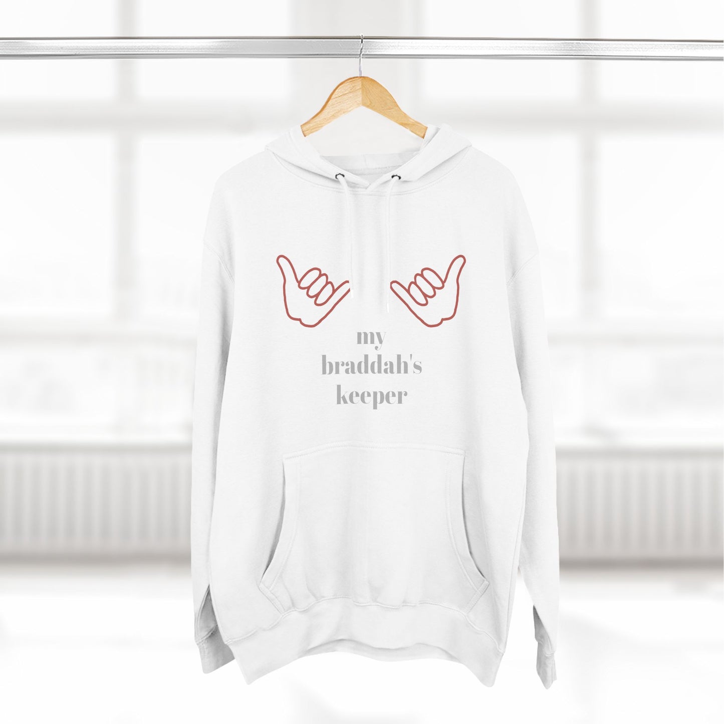 Braddah's Keeper Adjective Apparel Hoodie