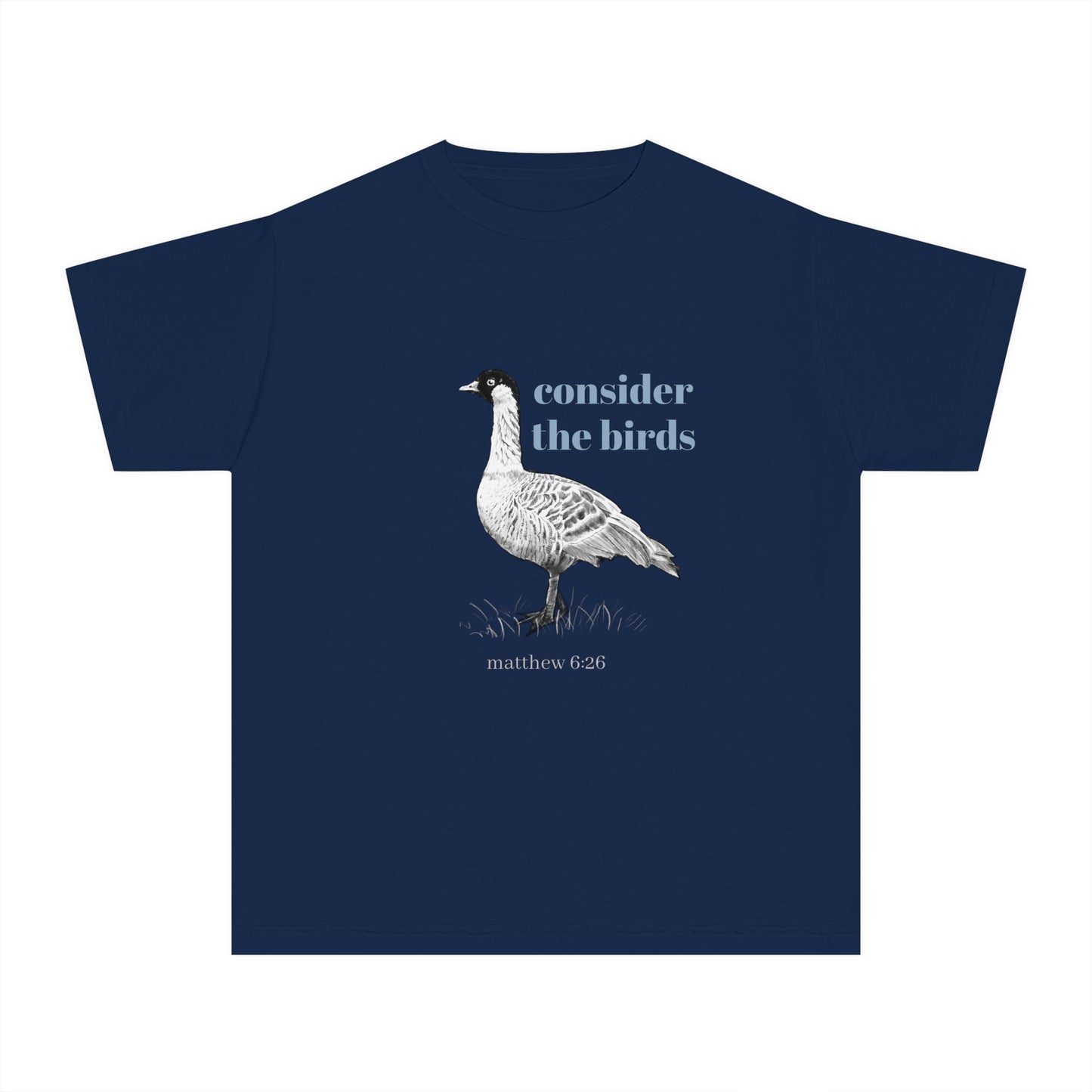 Youth Midweight Tee - 'Consider the Birds'