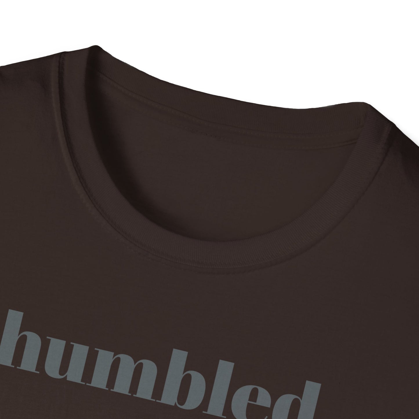 Humbled Cross Graphic Tee, Christian Gifts, Religious Apparel, Spiritual Fashion, Everyday Wear, Unisex Softstyle Shirt