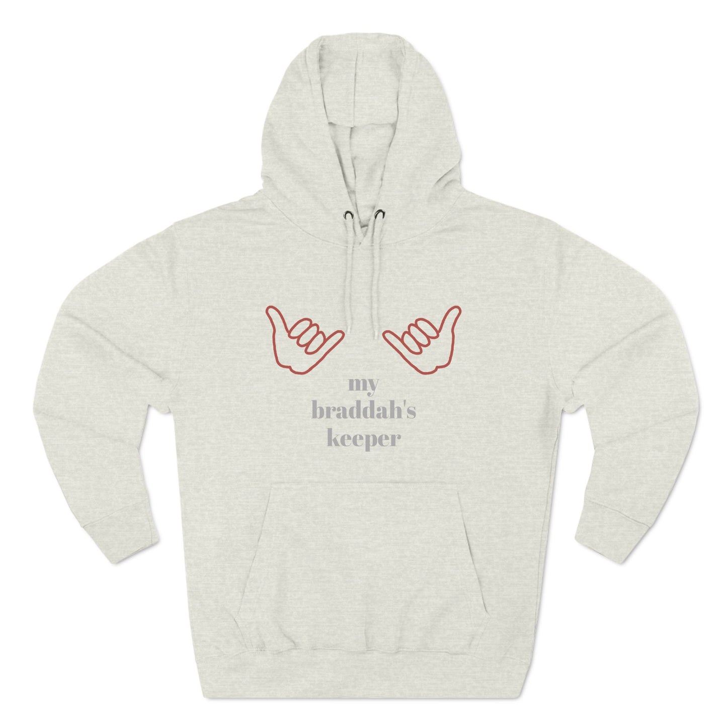Braddah's Keeper Adjective Apparel Hoodie