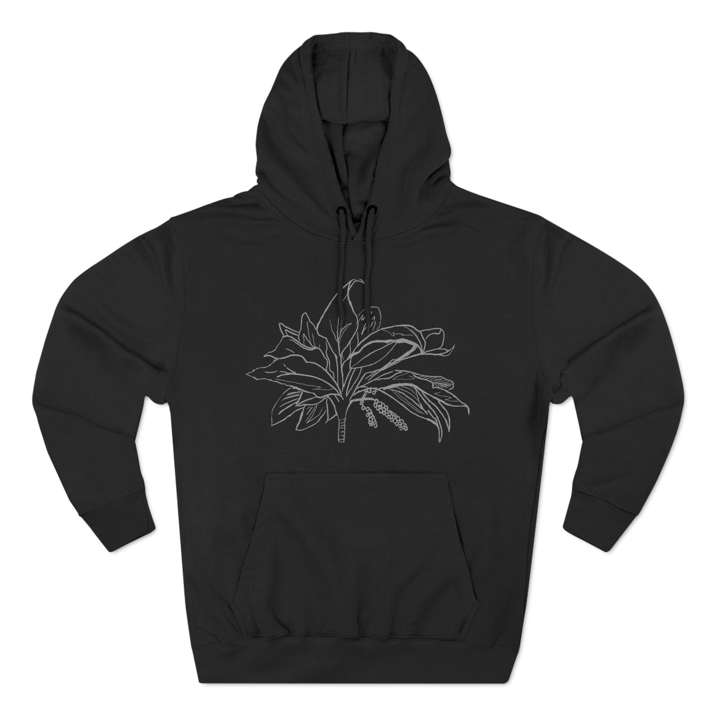 Knit Together In Mothers Womb Premium Heavy Hoodie Psalm 139 Ti Leaf Three Panel Fleece Sweatshirt, Pullover Jumper, Cozy Warm Hooded Top