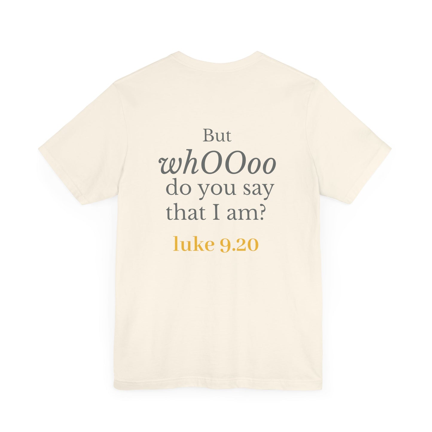 WhOOoo Do You Say That I Am - Owl T-shirt, Hawaiian Barn Owl Bird, Christian Faith Gift, Vintage Style Top, Religious Graphic Apparel