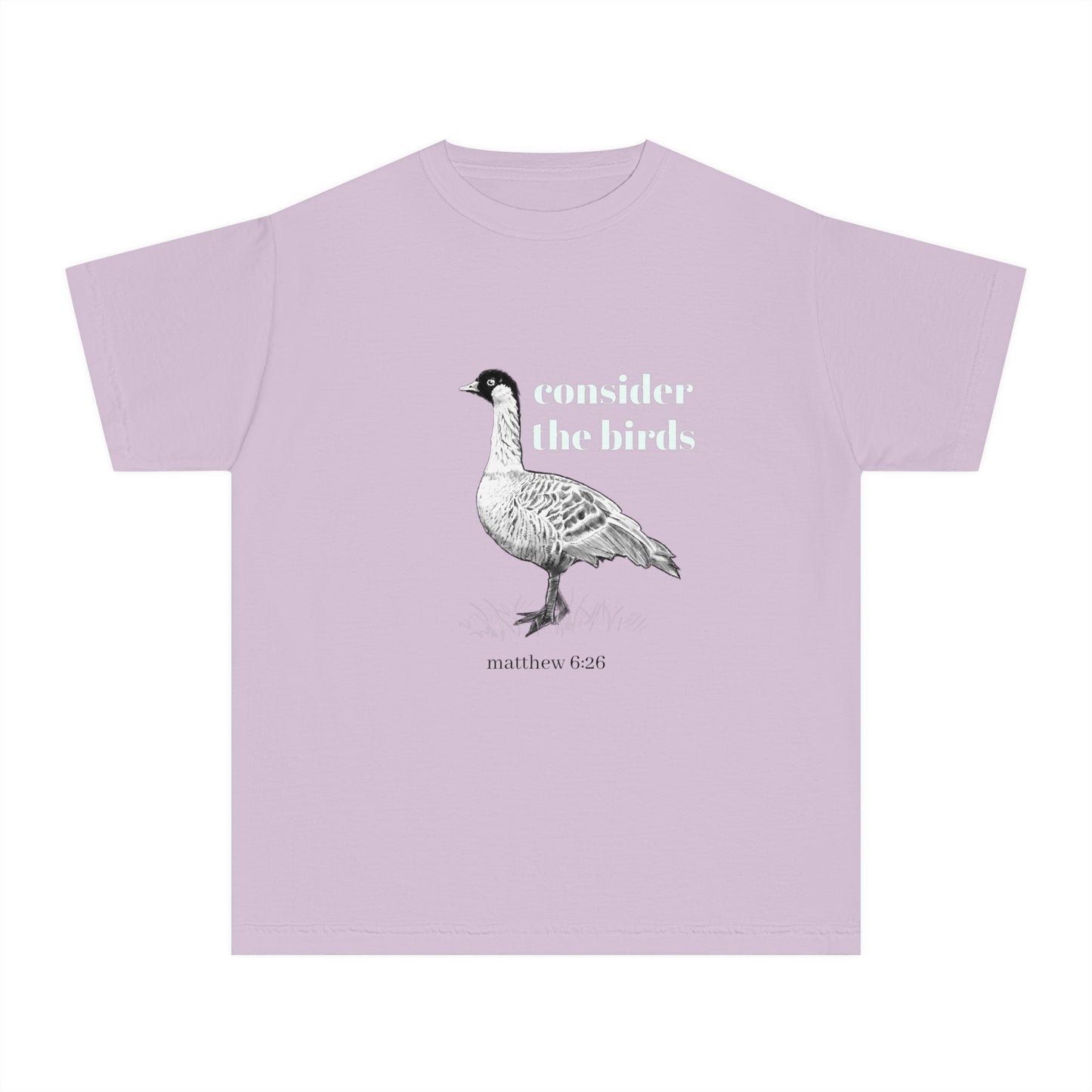 Youth Midweight Tee - 'Consider the Birds'