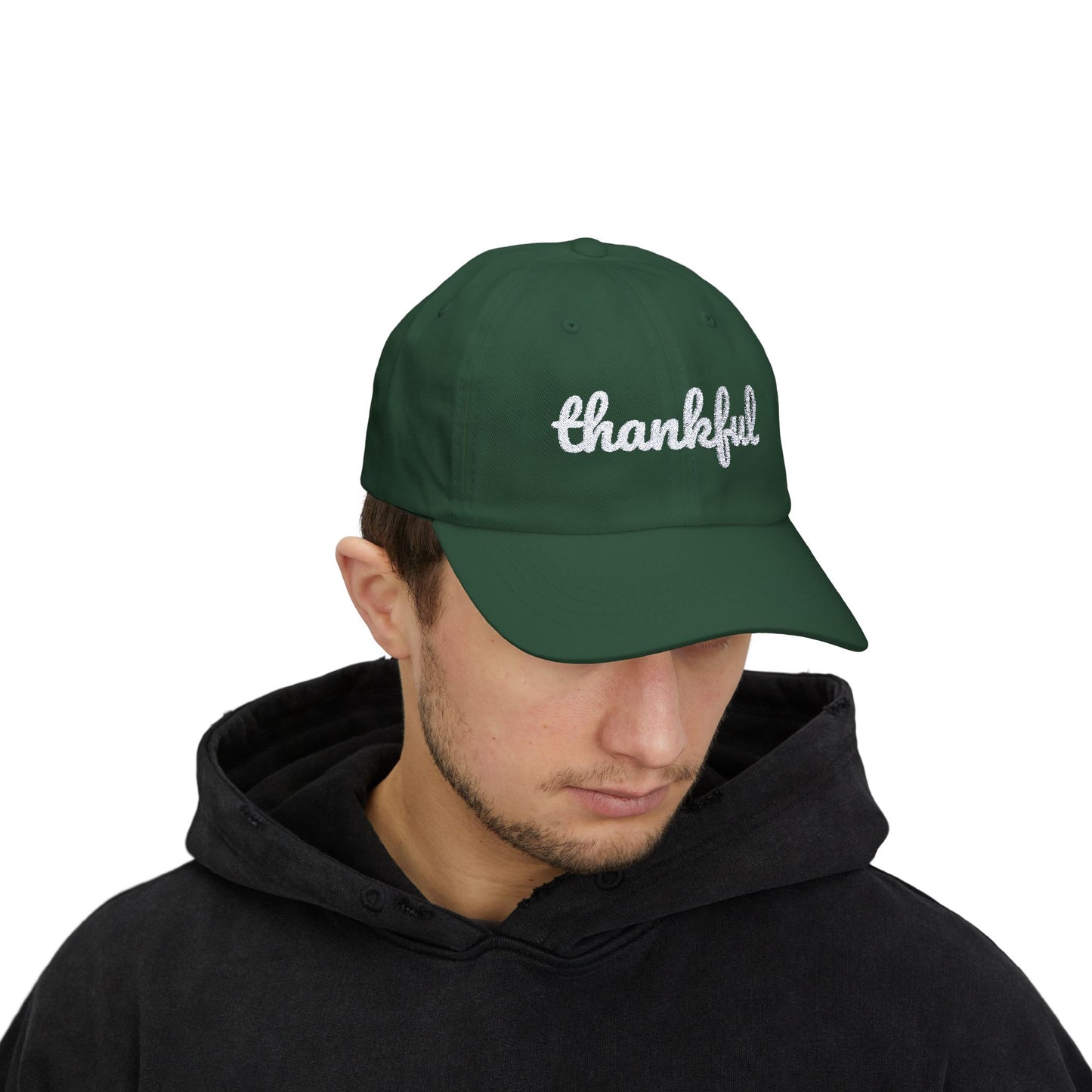 Thankful Classic Cap, Colossians 3:15 Casual Hat, Gratitude Unisex Gift, Relaxed Fit Summer Cap, Everyday Wear