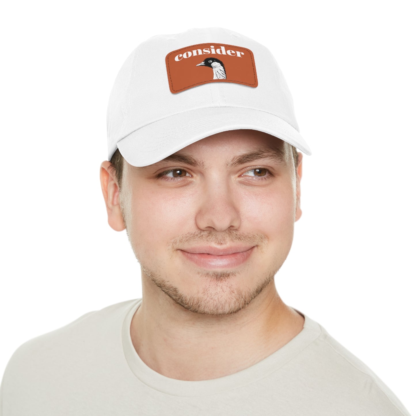 Consider the Birds Dad Hat with Leather Patch - Casual Stylish Cap for Nature Lovers