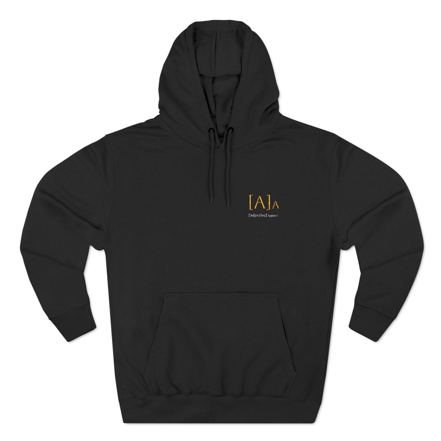 Embroidered Adjective Apparel Logo Hoodie