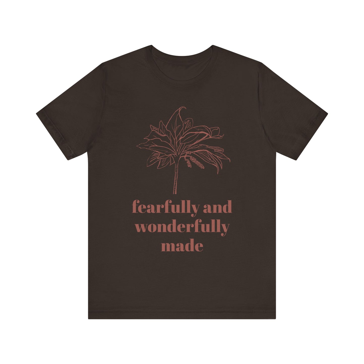 Fearfully Made Adult Tee | Wonderfully Motivational T-Shirt, Inspirational Gift, Unisex Apparel, Faith-Based Clothing, Everyday Wear