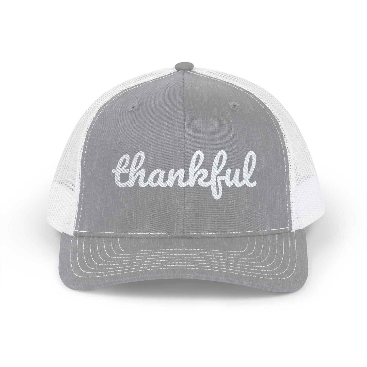 Thankful Snapback Trucker Cap for Gratitude Lovers, Adjustable Cap, Gifts for Him/Her, Farmhouse Decor, Thanksgiving Gift