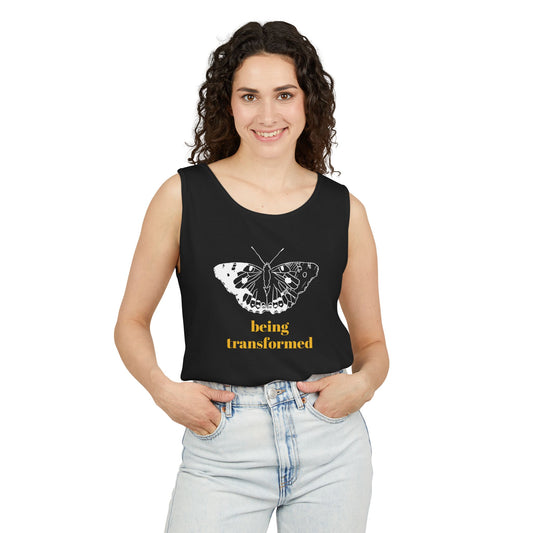 Being Transformed Butterfly Tank Top - Unisex Garment-Dyed