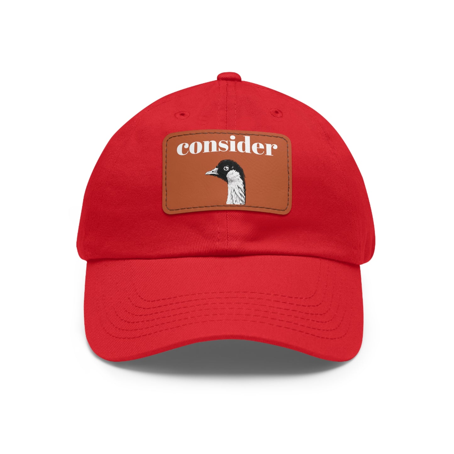 Consider the Birds Dad Hat with Leather Patch - Casual Stylish Cap for Nature Lovers