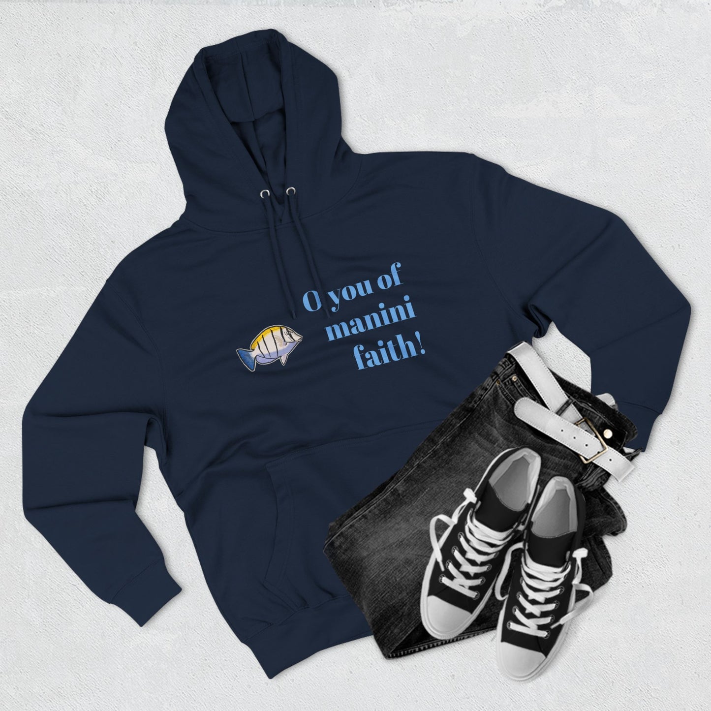 O You of Manini Faith Adjective Apparel Hoodie