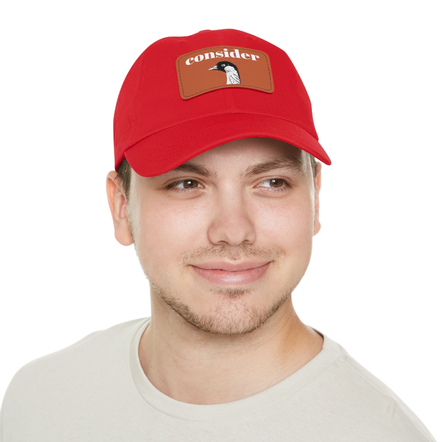 Consider the Birds Dad Hat with Leather Patch - Casual Stylish Cap for Nature Lovers