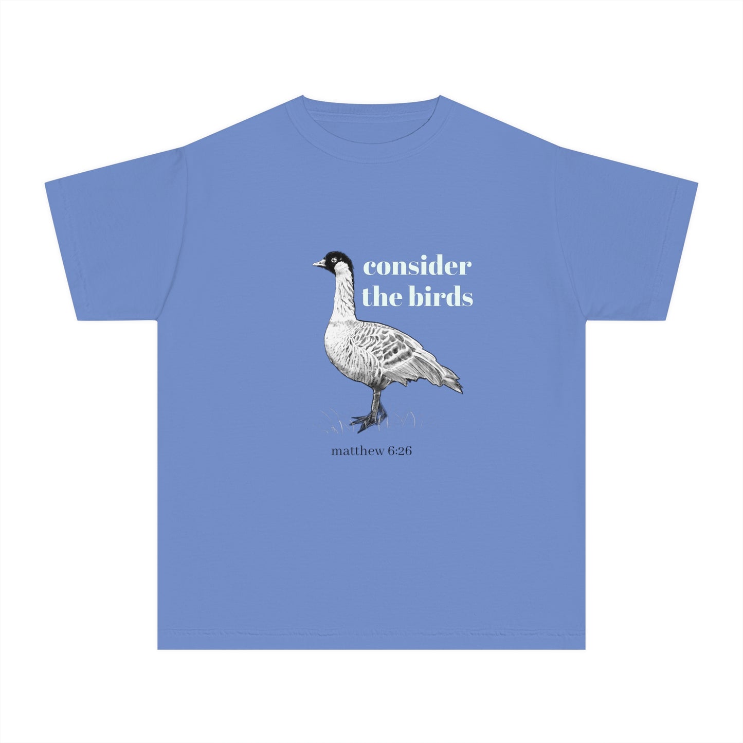 Youth Midweight Tee - 'Consider the Birds'