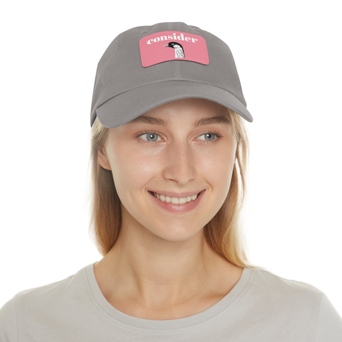 Consider the Birds Dad Hat with Leather Patch - Casual Stylish Cap for Nature Lovers