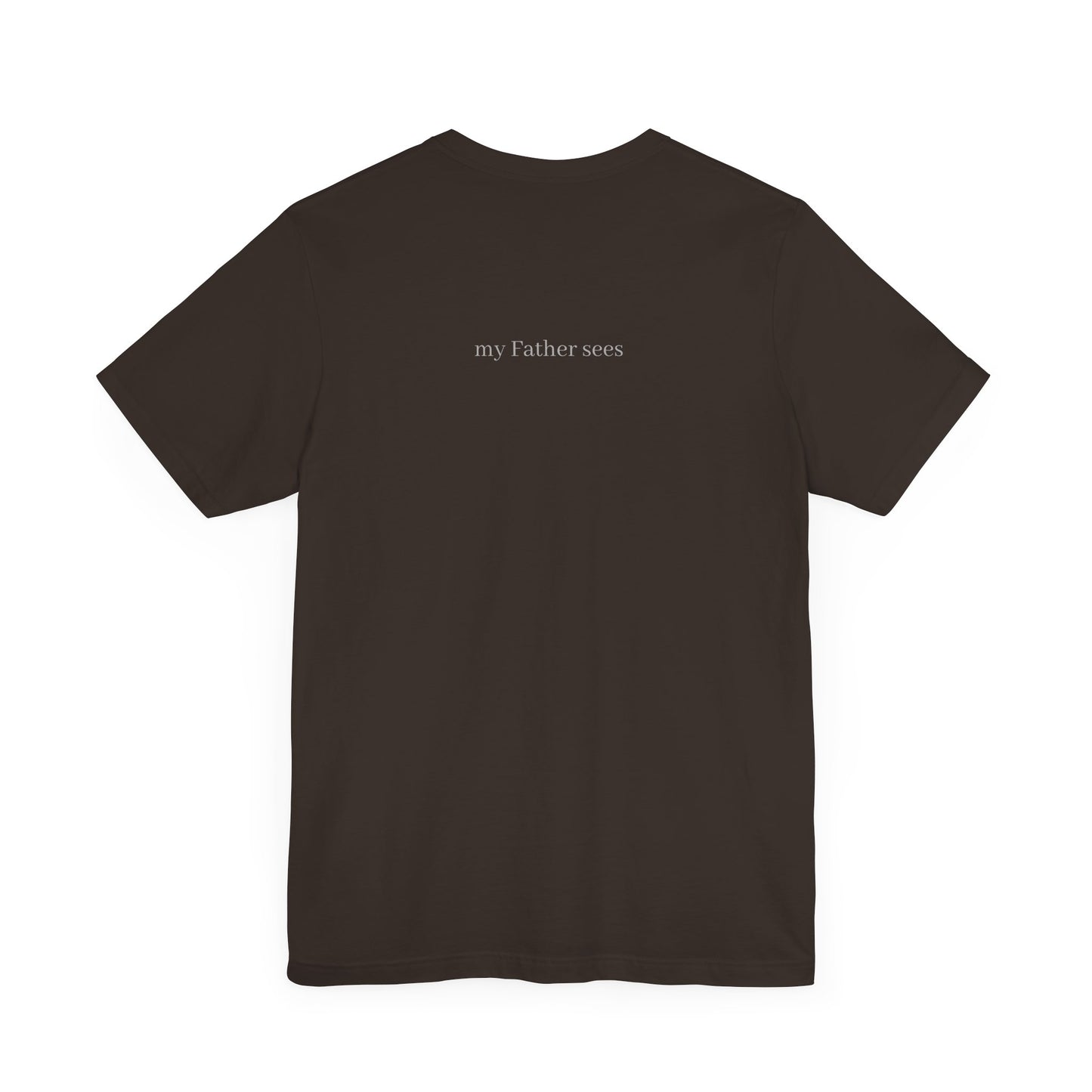 Seen in Secret Tee - My Father Sees, Matthew 6 Motivational Shirt, Self-Love Gift, Everyday Style