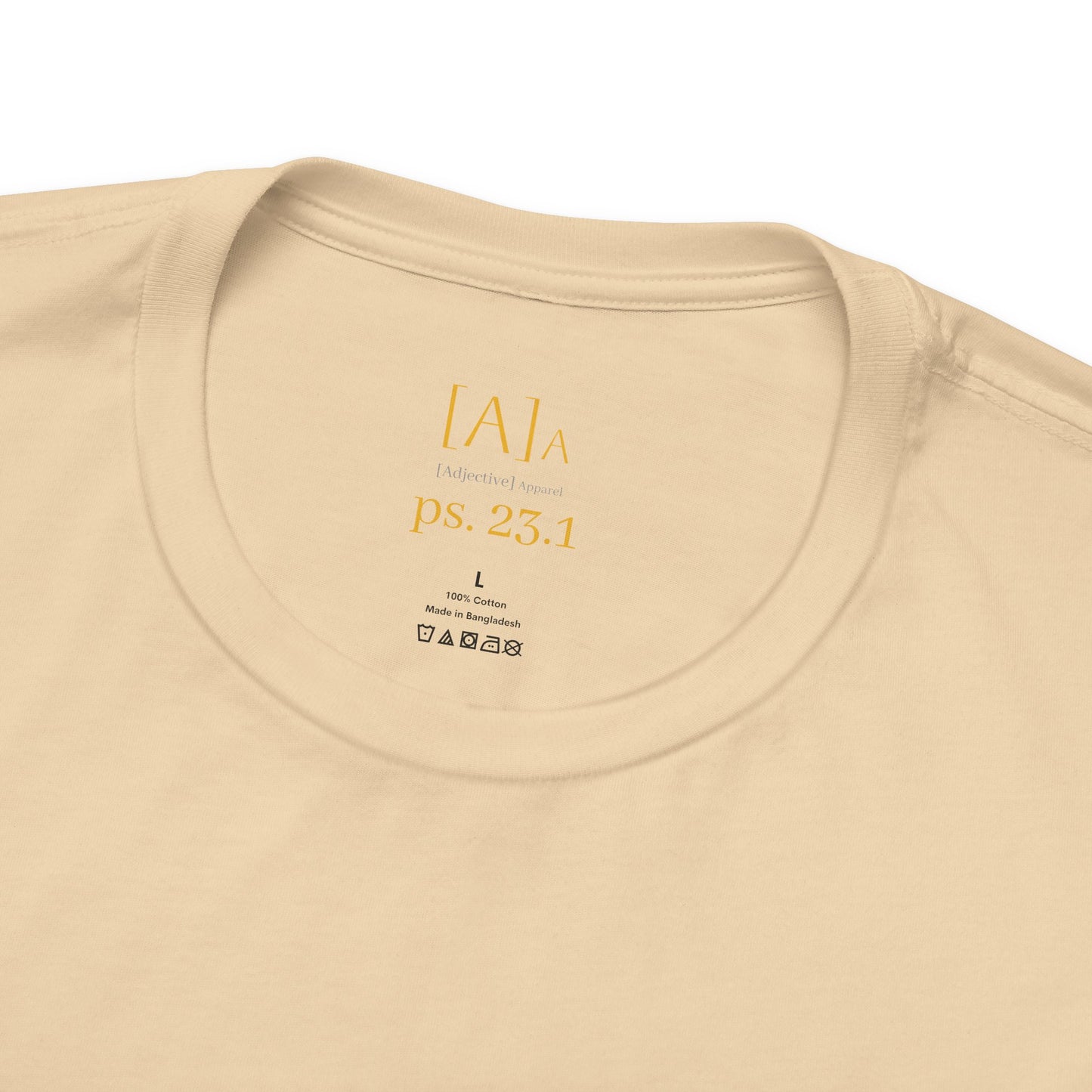 Minimalist Inspirational Tee - I Shall Not Want, I Have Everything I Need, Psalm 23:1 Motivational Shirt, Self-Love Gift, Everyday Style