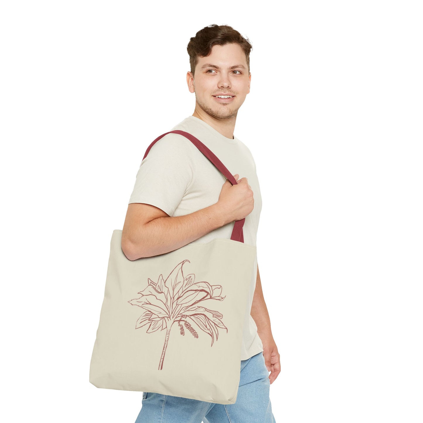Fearfully and Wonderfully Made Psalm 139 Tote Bag, Inspirational Floral Canvas Bag, Eco-Friendly Shopping Tote, Travel, Motivational Gift