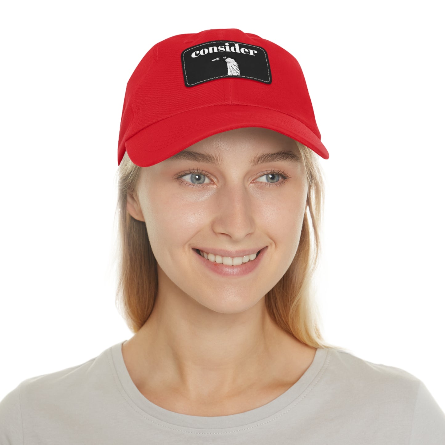 Consider the Birds Dad Hat with Leather Patch - Casual Stylish Cap for Nature Lovers