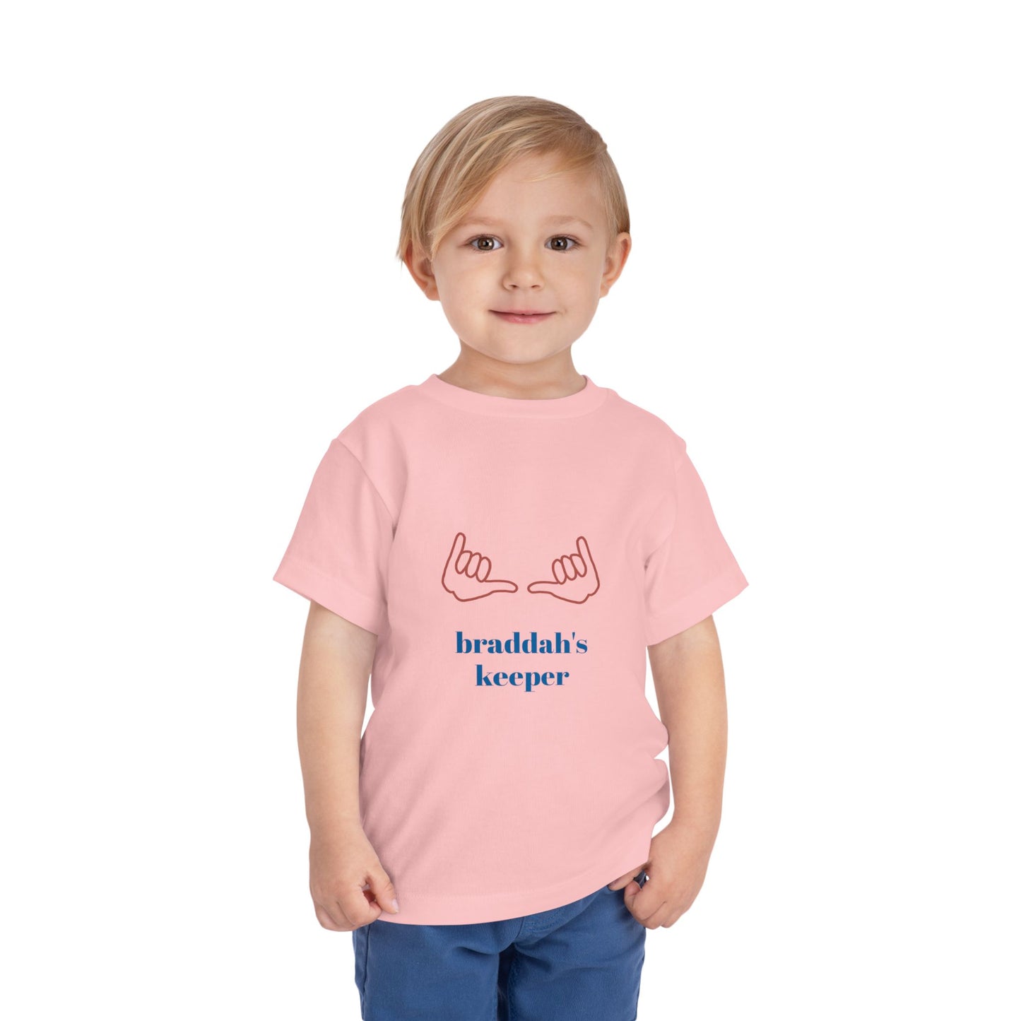 Toddler T-Shirt - Braddah's Keeper Shaka Ohana Hawaiian Shirt