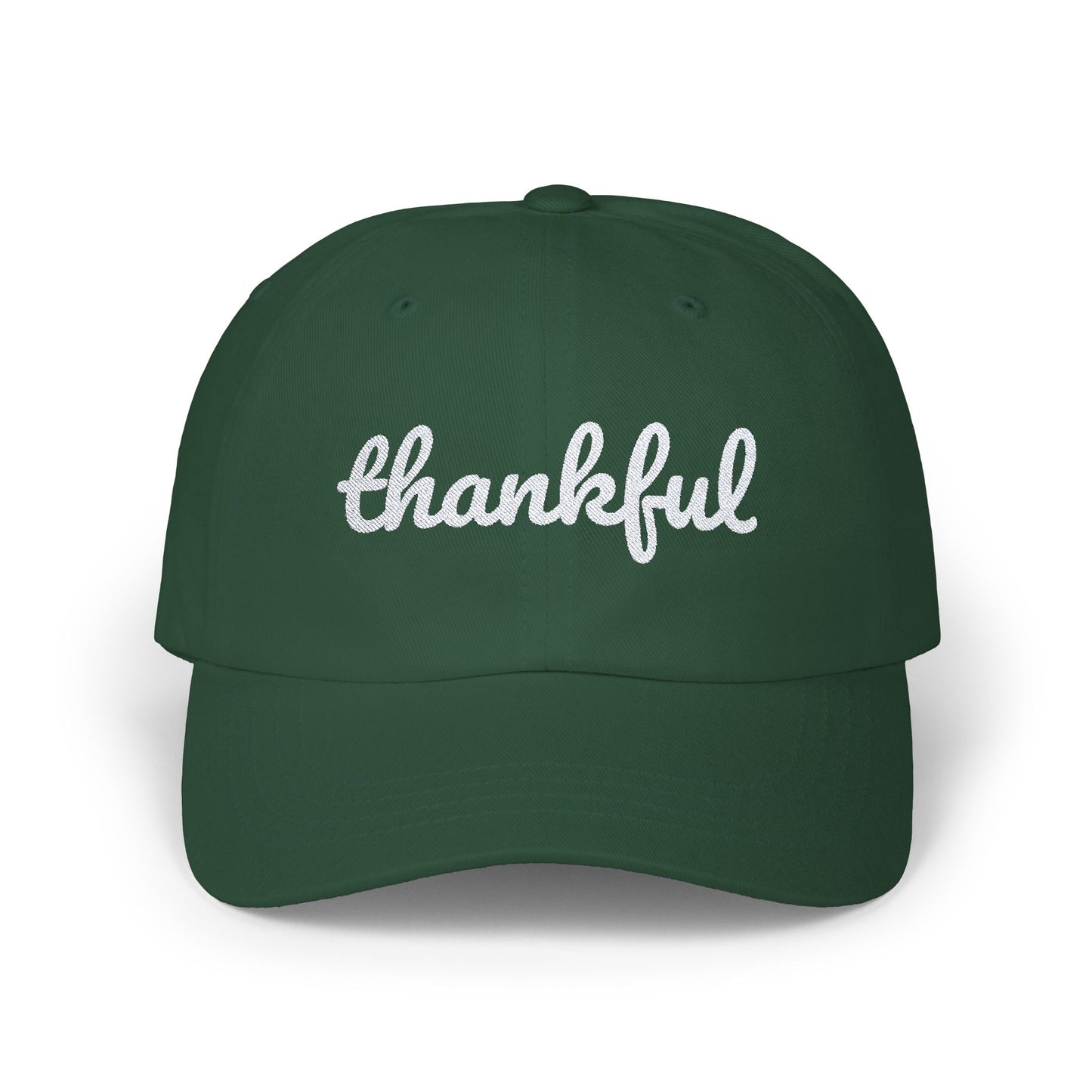 Thankful Classic Cap, Colossians 3:15 Casual Hat, Gratitude Unisex Gift, Relaxed Fit Summer Cap, Everyday Wear
